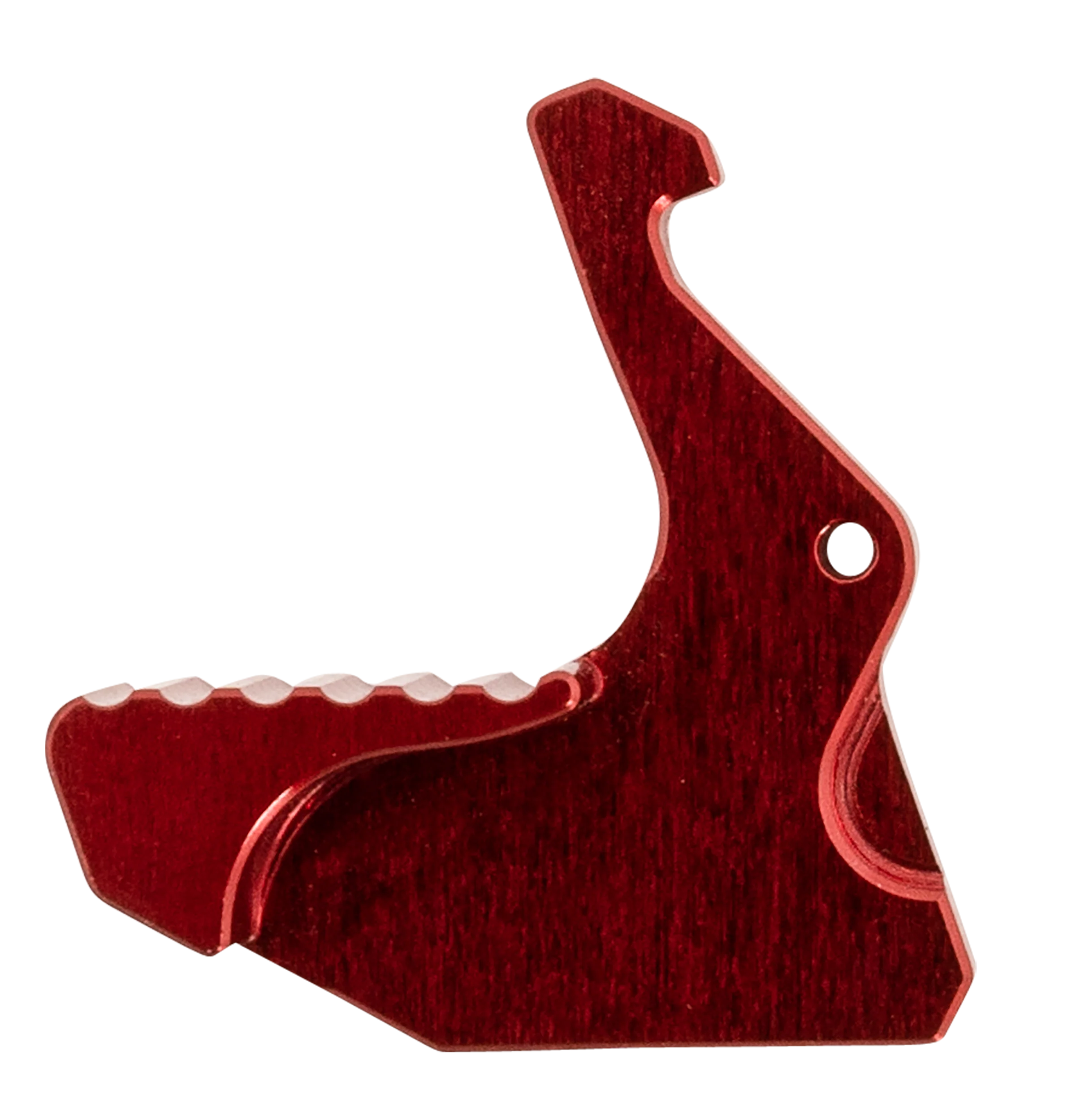 Rise Armament RA-212 Extended AR Charging Handle Latch, Anodized Red Aluminum RA212GIRR