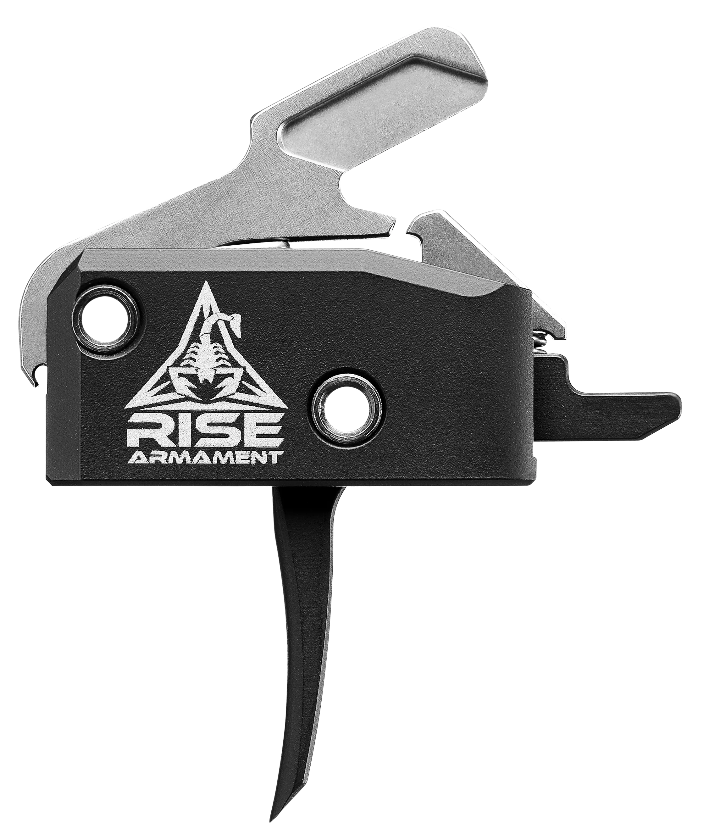 Rise Armament RA-434 High Performance Flat Single-Stage AR Trigger w/ Anti-Walk Pins RA434BLKAWP