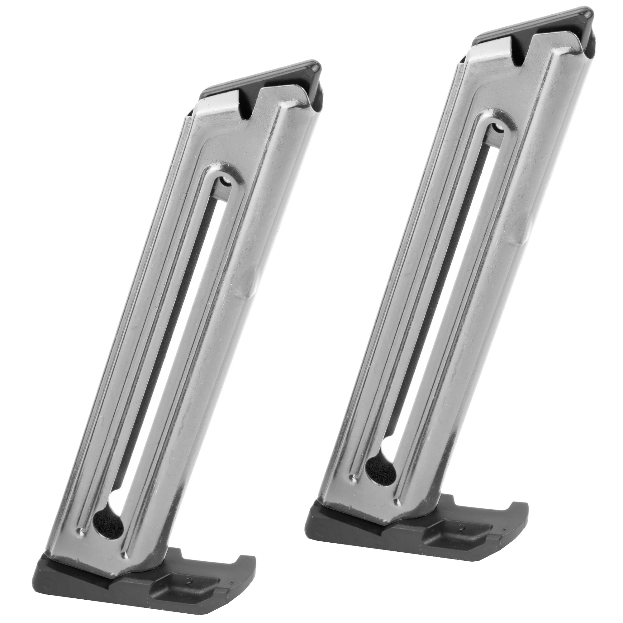 Ruger Mark IV 22/45 .22 LR Factory Magazine 10-Round Steel Body, Polymer Base Plate, 2-Pack 90646 - Image 2