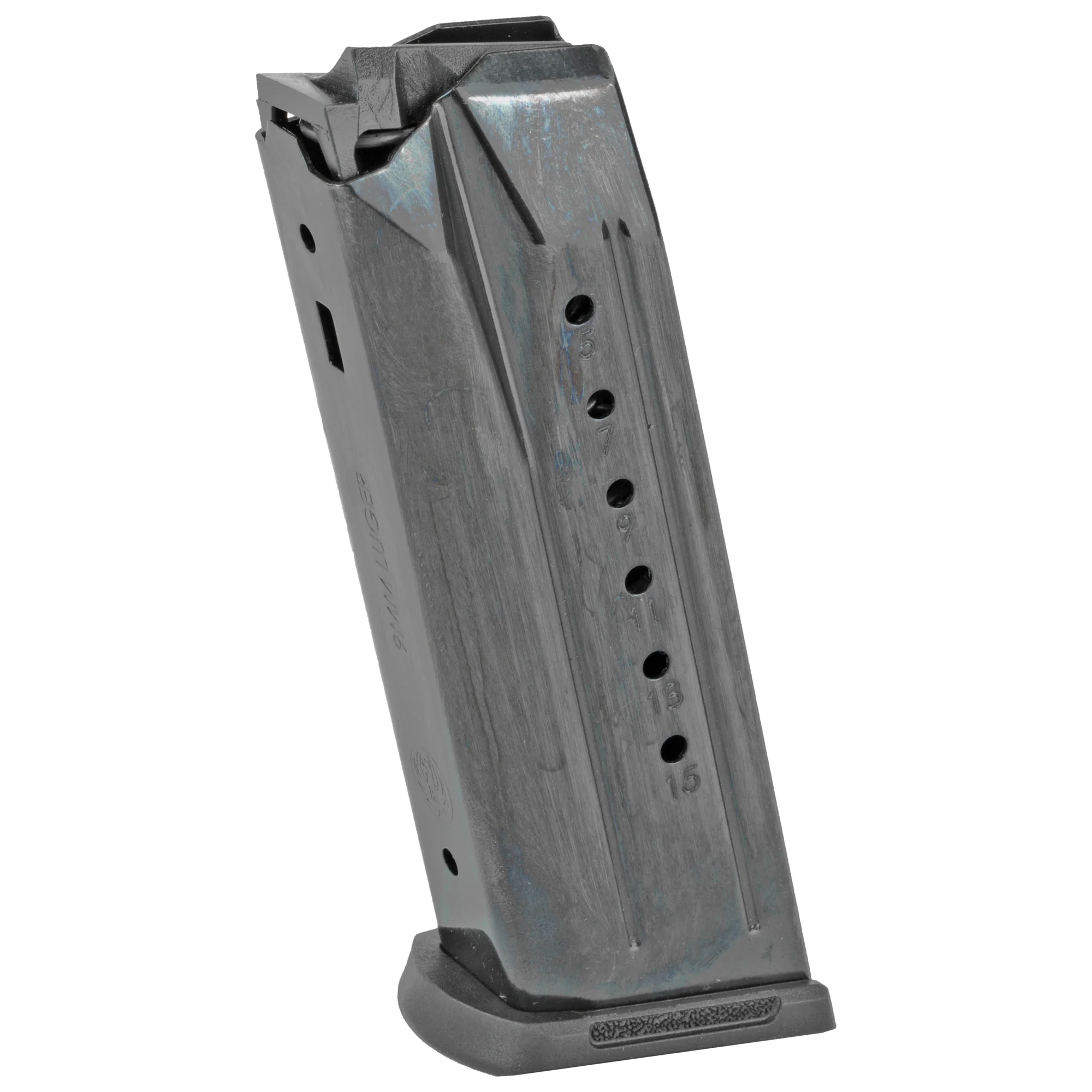 Ruger Security-9/PC Carbine 9mm 15-Round Factory Magazine, Steel Body, Black Oxide, 90637