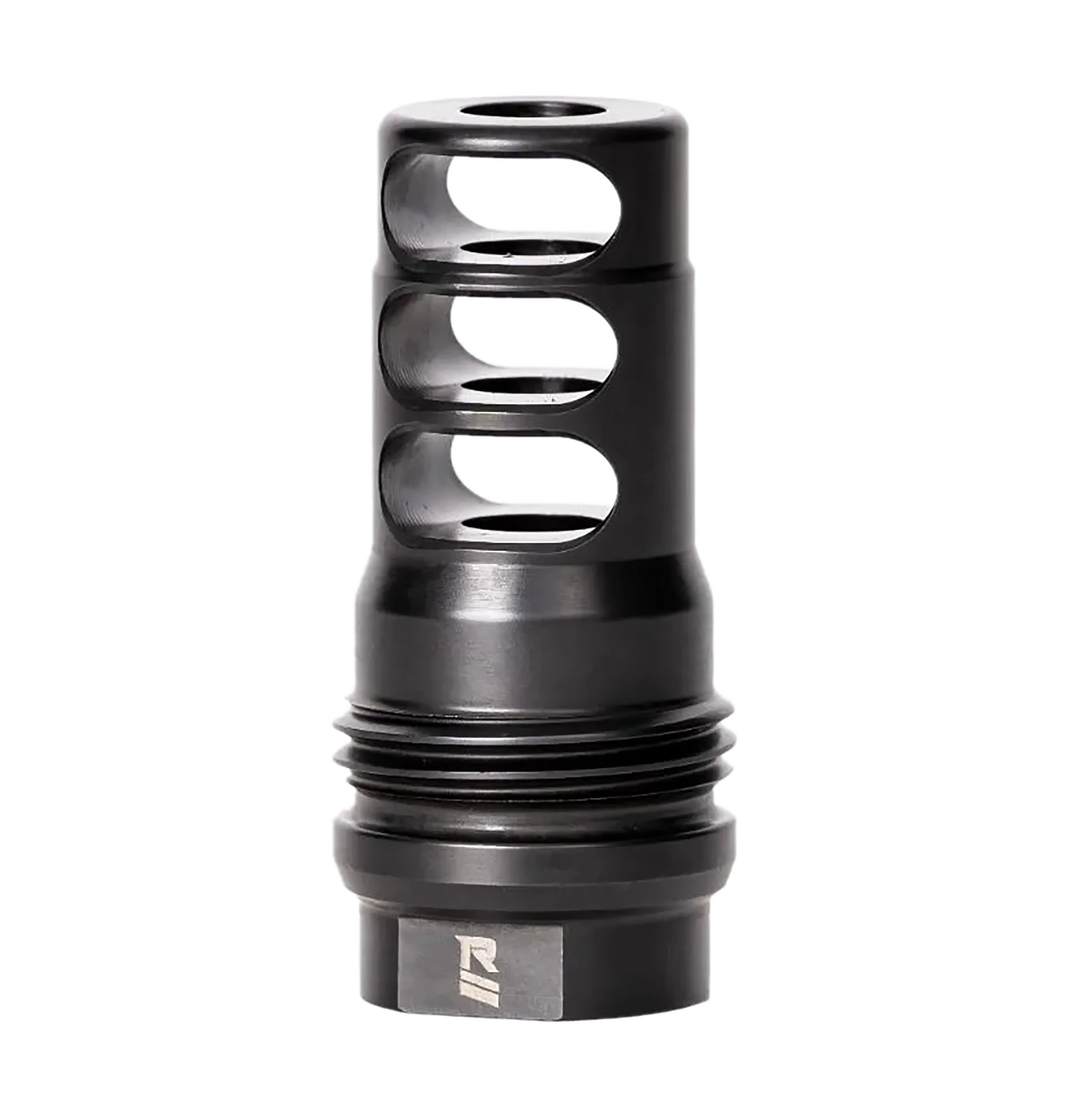 Rugged Suppressor 3-Port Muzzle Brake, Dual Taper Lock, 1/2x28 Threads, Black MB011