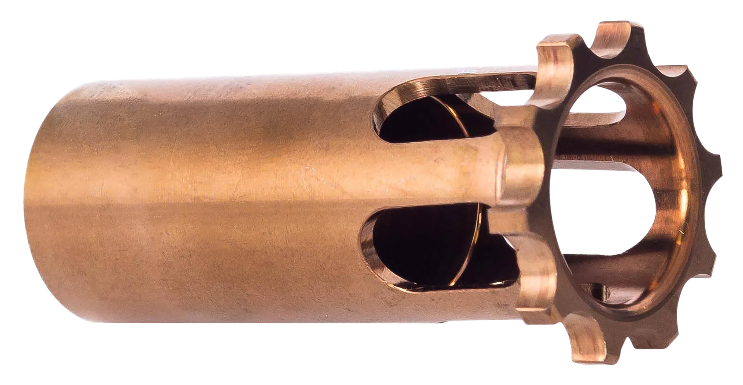Rugged Suppressor Non-Slotted Suppressor Piston, M16x1 RH Copper 17-4 Stainless Steel OP005