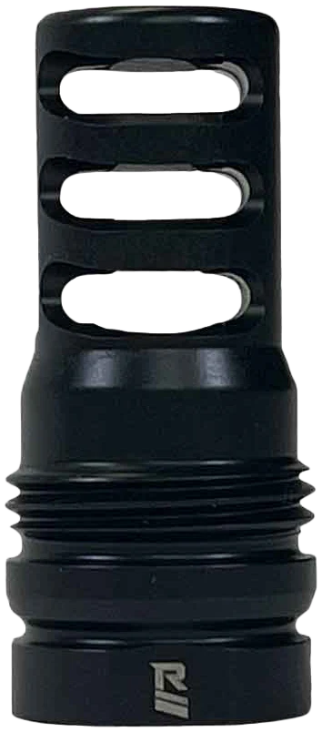 Rugged Suppressors .338 (8.6mm) 3-Port Muzzle Brake, Dual Taper Lock, M18x1.5, MB027