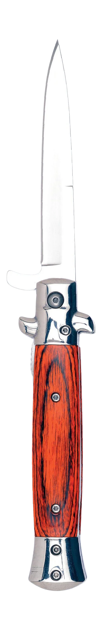 RYNOBLADE KNIVES RUKO 420A Stainless Steel 4" Pakkawood Folding Knife RUK0184PW