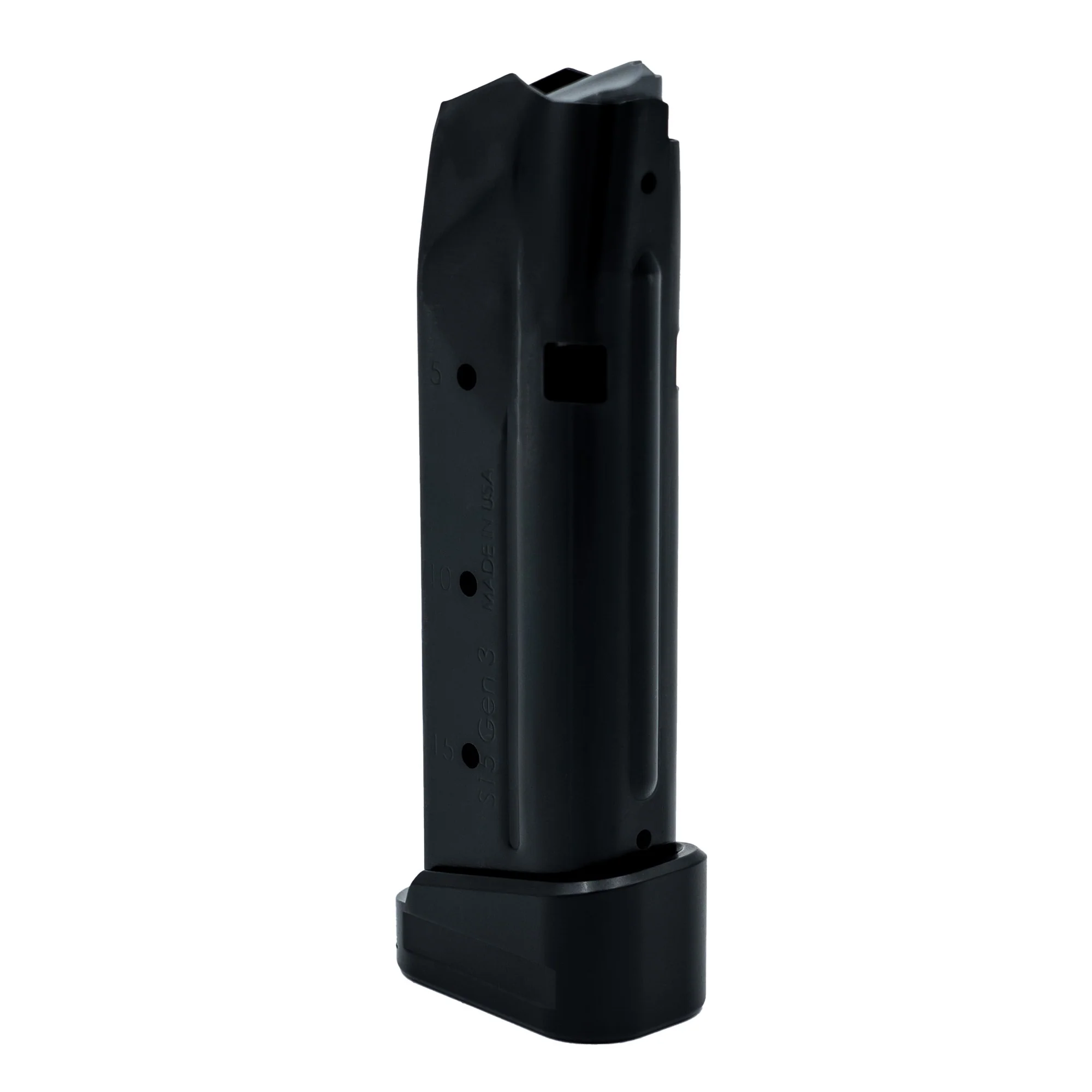 Shield Arms S15 +2 Magazine Extension for Gen 2/3 S15 Mags, Billet 6061 Aluminum, SA-S15-ME-2-BLK - Image 2
