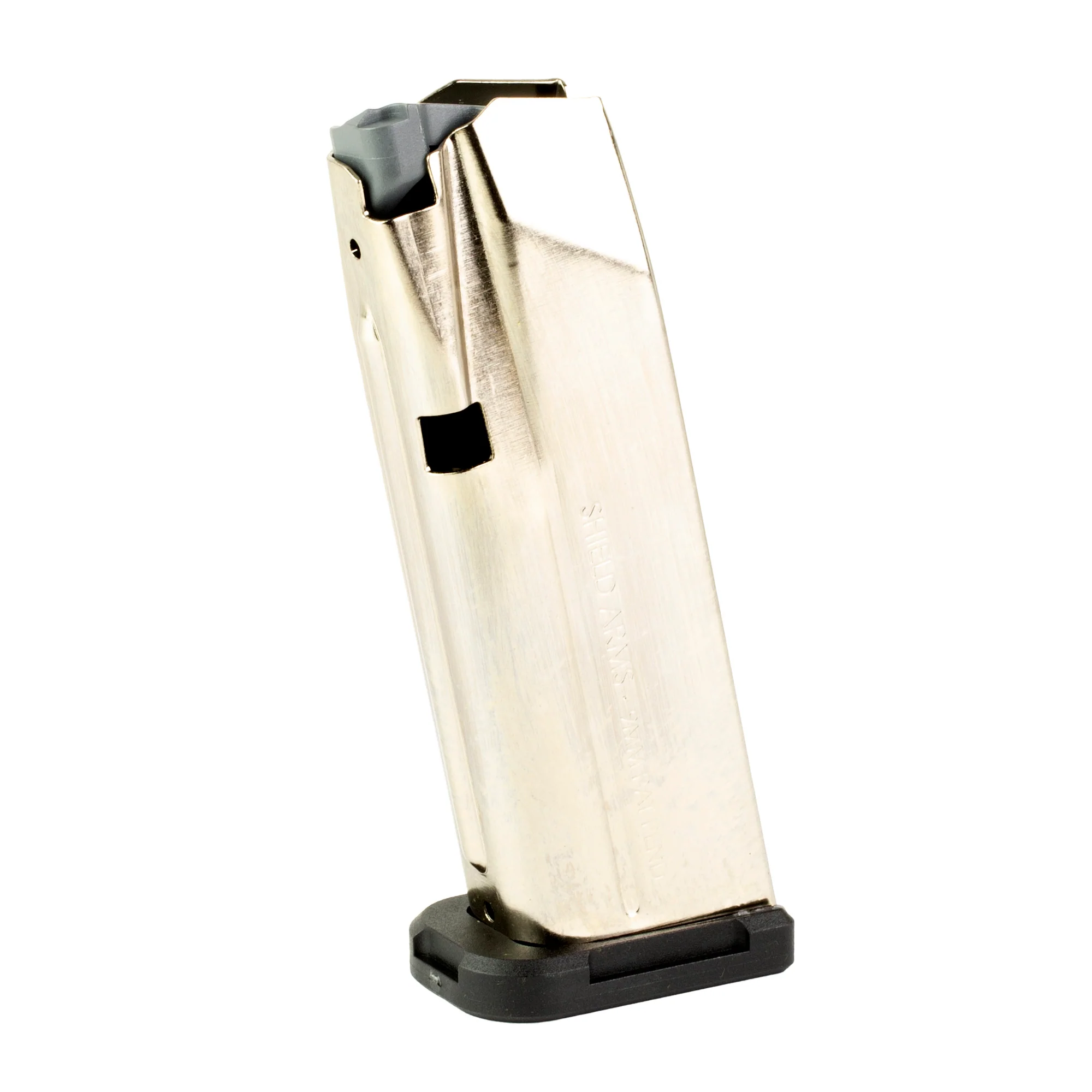 Shield Arms S15 Gen 3 Steel 15-Round Flush-Fit Magazine for Glock 43X/48 Nickel SA-S15-N-GEN3