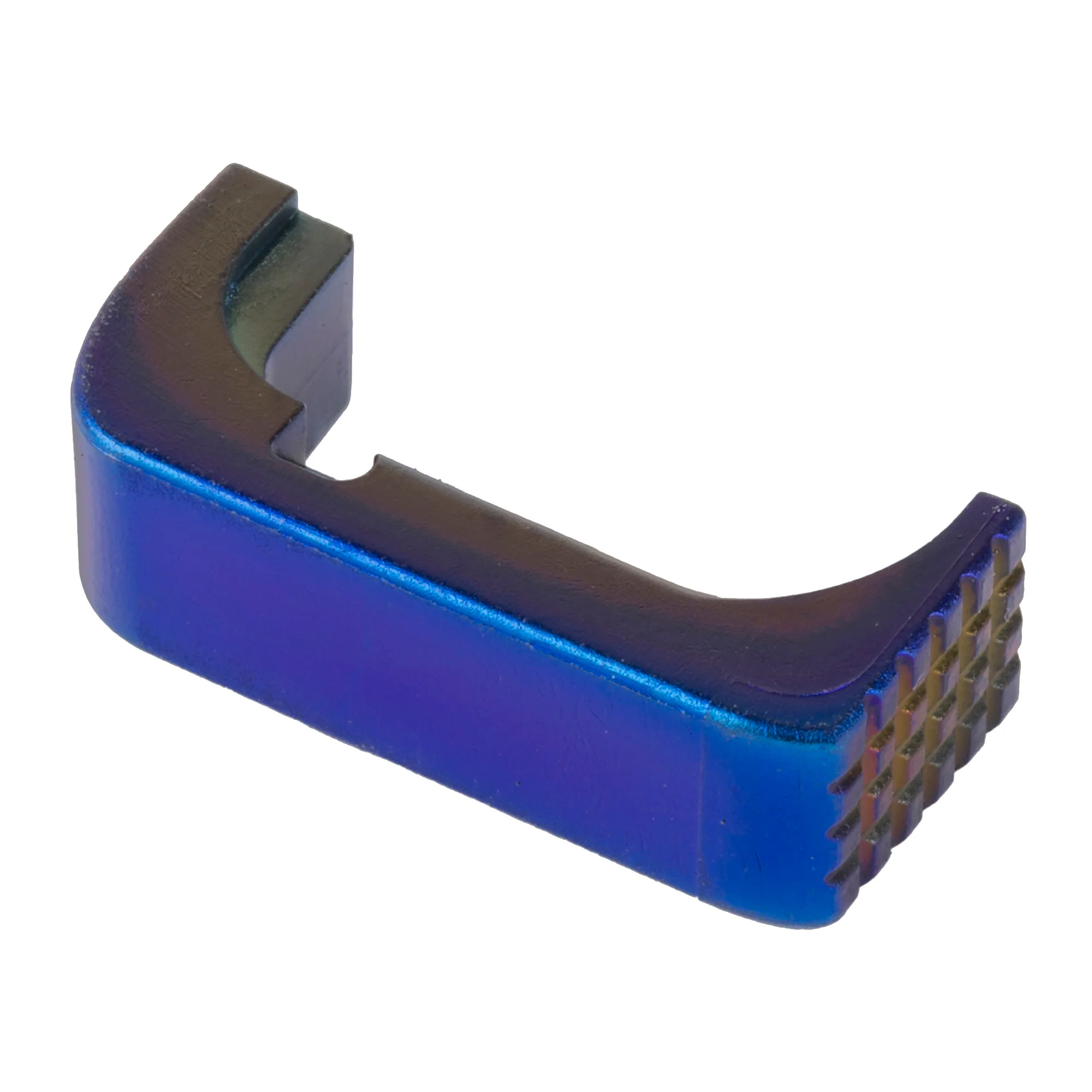 Shield Arms Steel Magazine Catch/Release for Glock 43X/48, Ambidextrous, Blue G43X-EMR-BLUE - Image 2