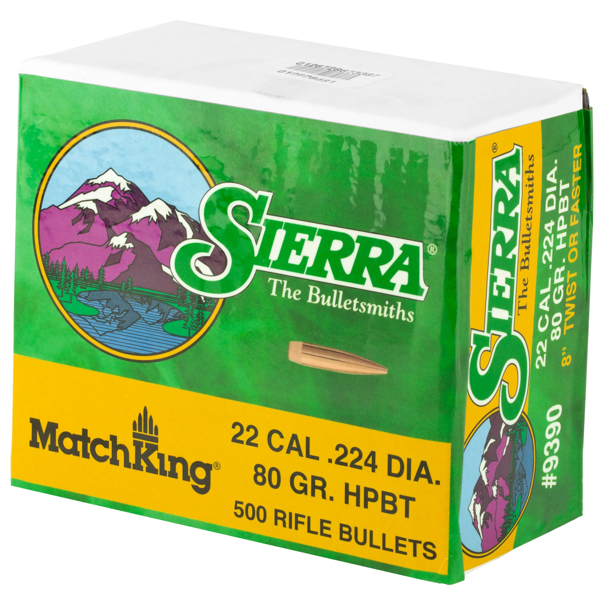 Sierra Bullets MatchKing .224 80gr HPBT Competition Rifle Bullets, 500 Count 9390 - Image 3