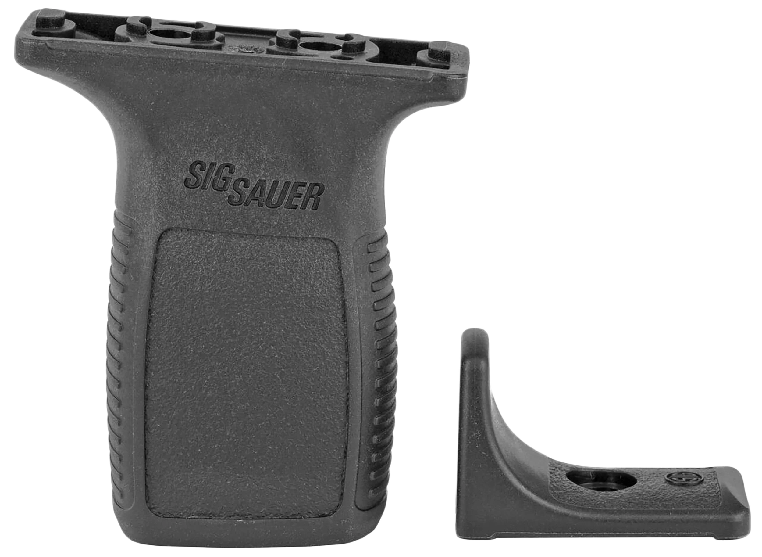 Sig Sauer KITTRDGRIPVEERTICALBLK Tread Vertical Grip With Barricade Stop Black Polymer