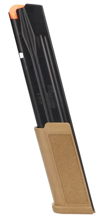 Sig Sauer P320 Extended 30-Round 9mm Luger Magazine, Coyote Brown Steel 8900577