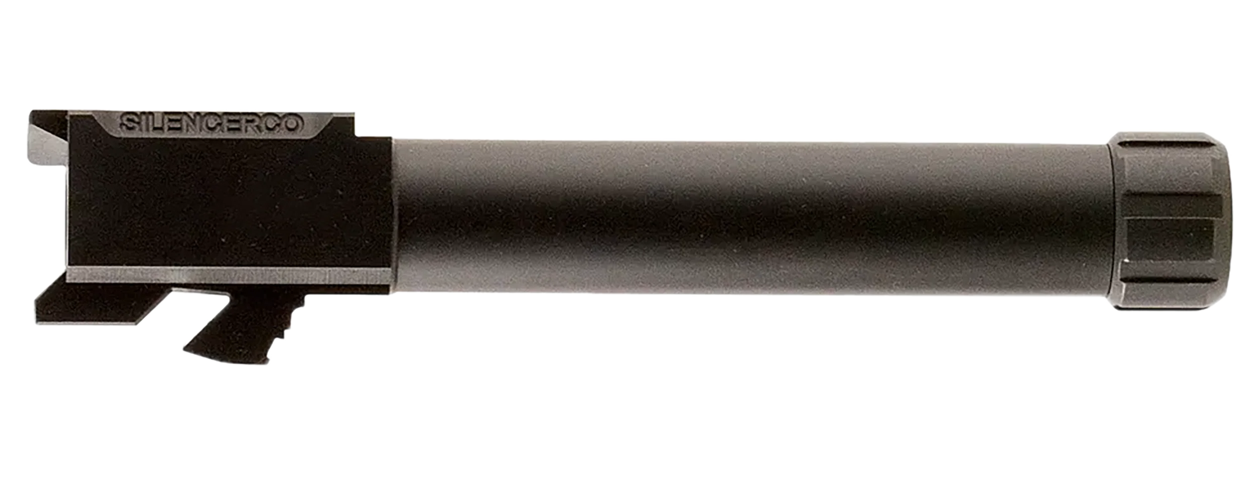 SilencerCo 9mm Threaded Pistol Barrel 1/2x28 416R Stainless, Black Nitride Finish AC5335