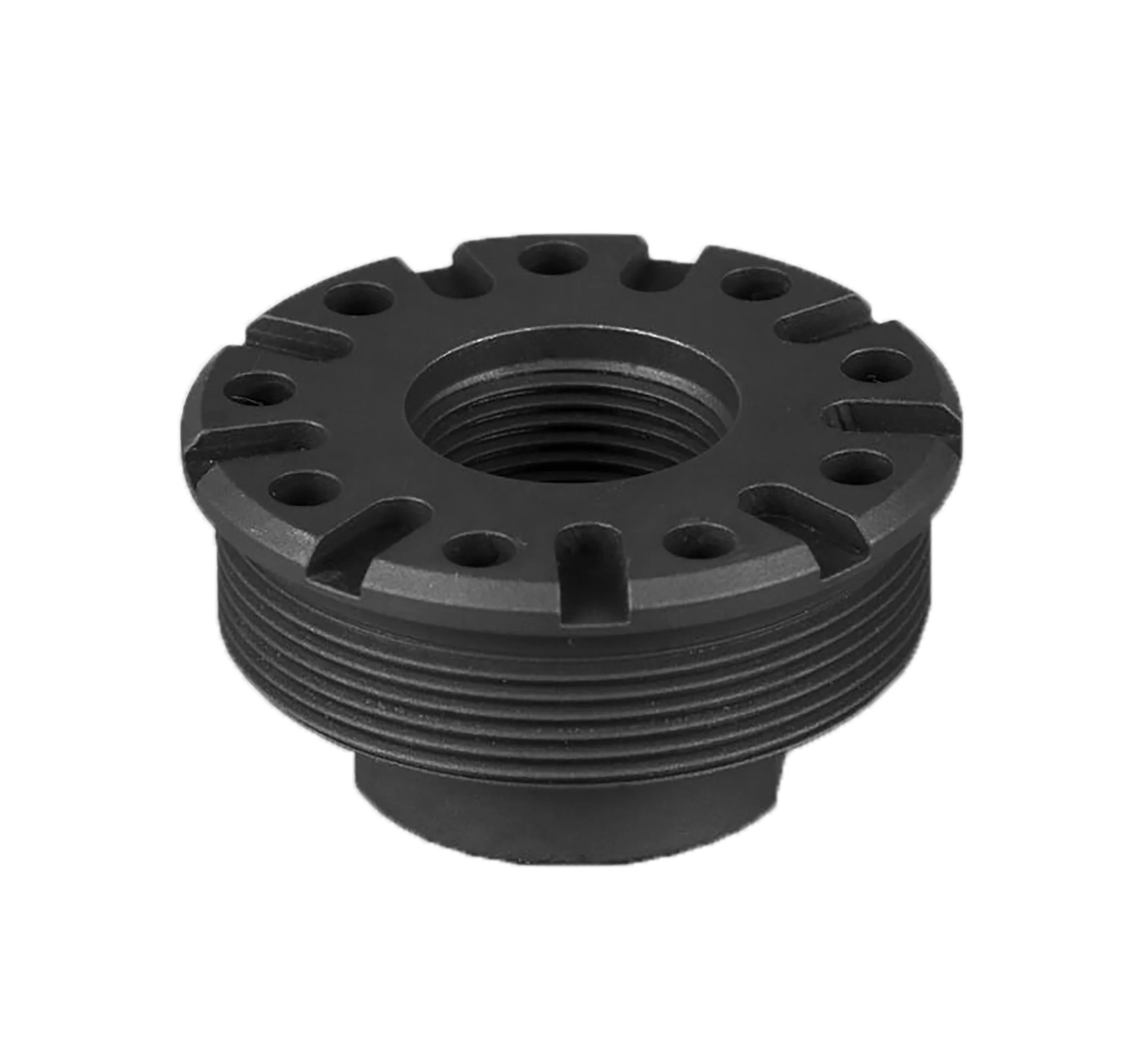 SilencerCo Bravo Direct Thread Suppressor Mount, M13.5x1 Left-Hand, Matte Black AC1563