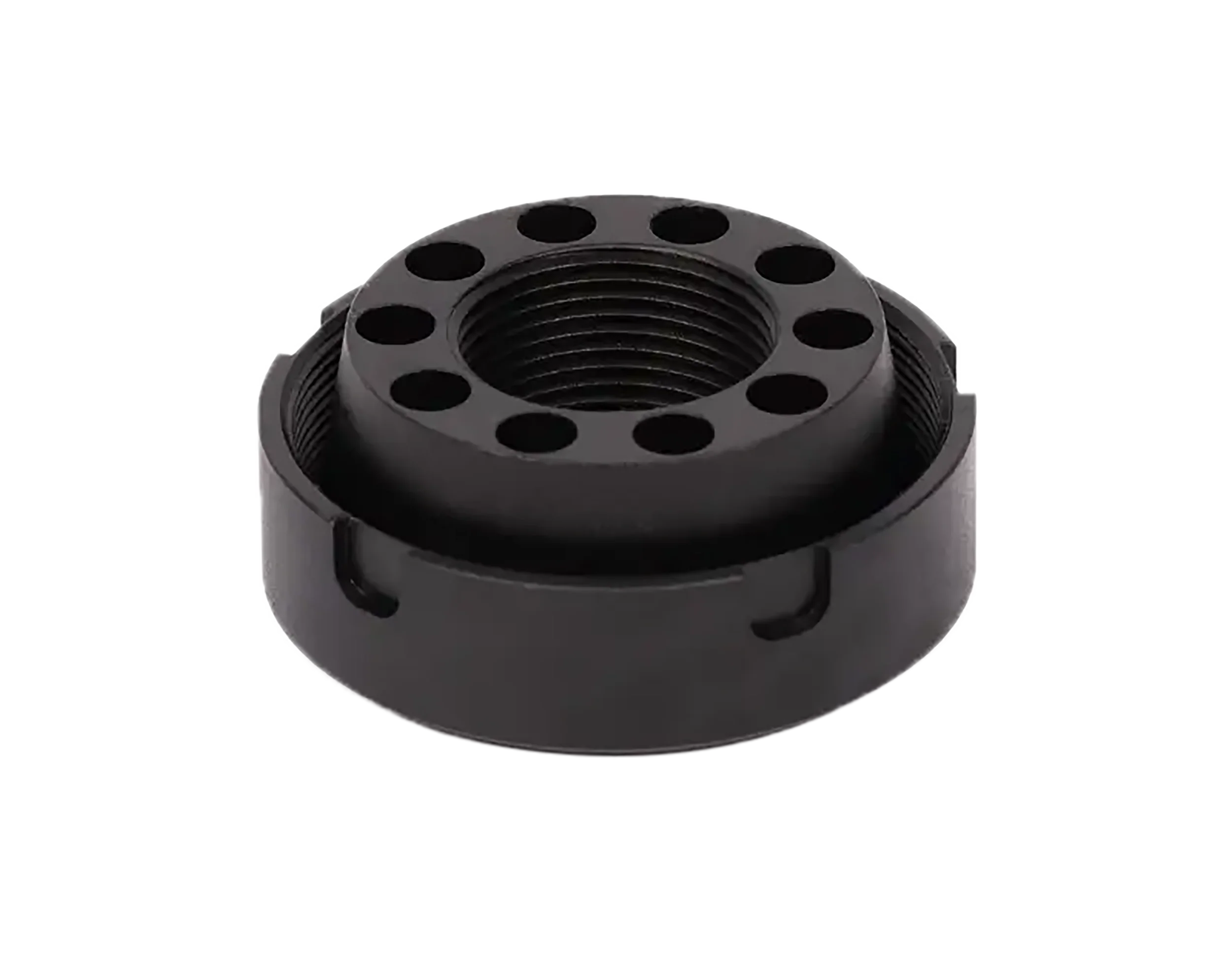 SilencerCo Charlie Direct Thread Mount 3/4x24 Stainless Steel Black Oxide Suppressor Adapter AC4742