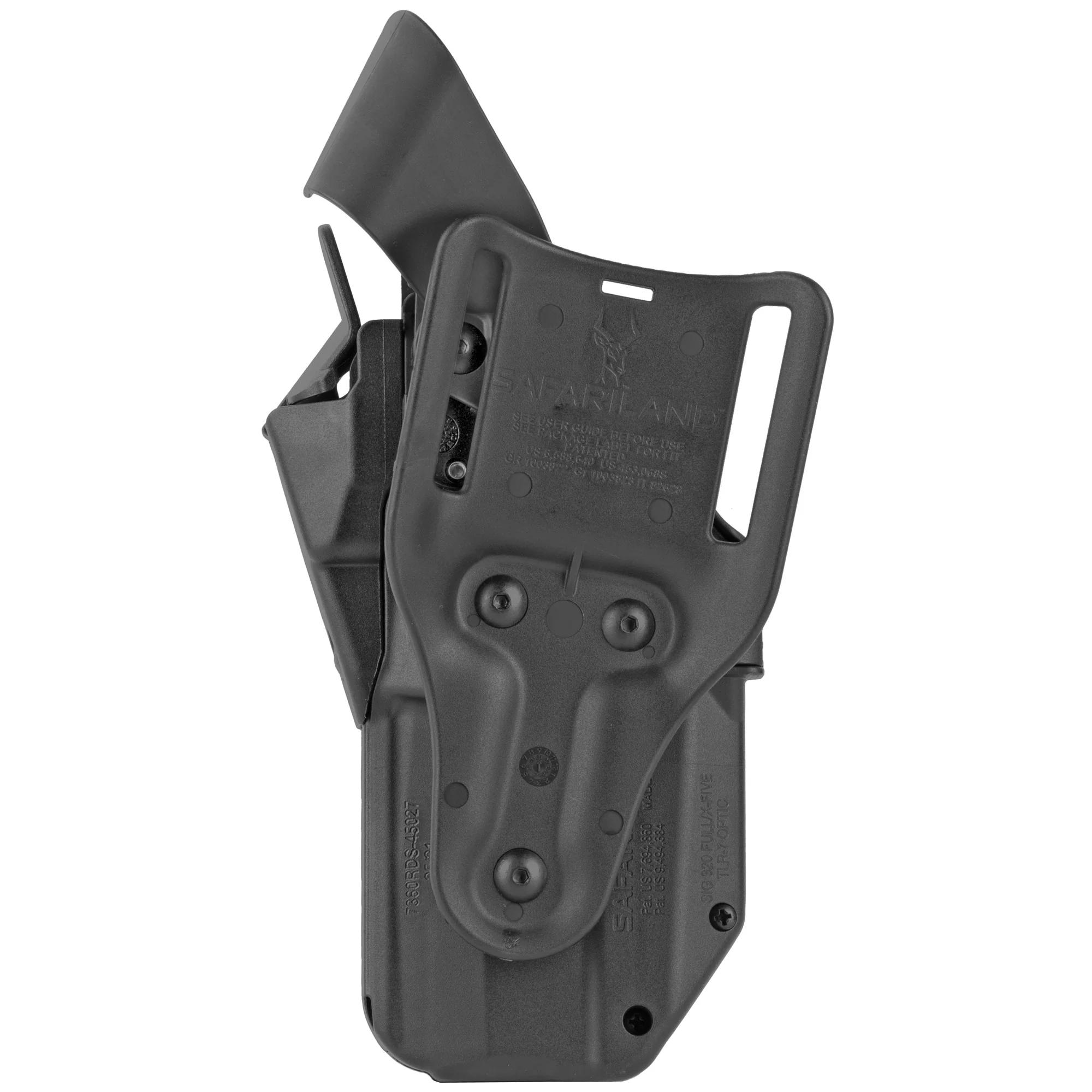 Safariland 7360RDS Mid-Ride Holster for Sig P320, ALS/SLS Level III Retention, Black RH, 7360RDS-45027-411 - Image 2