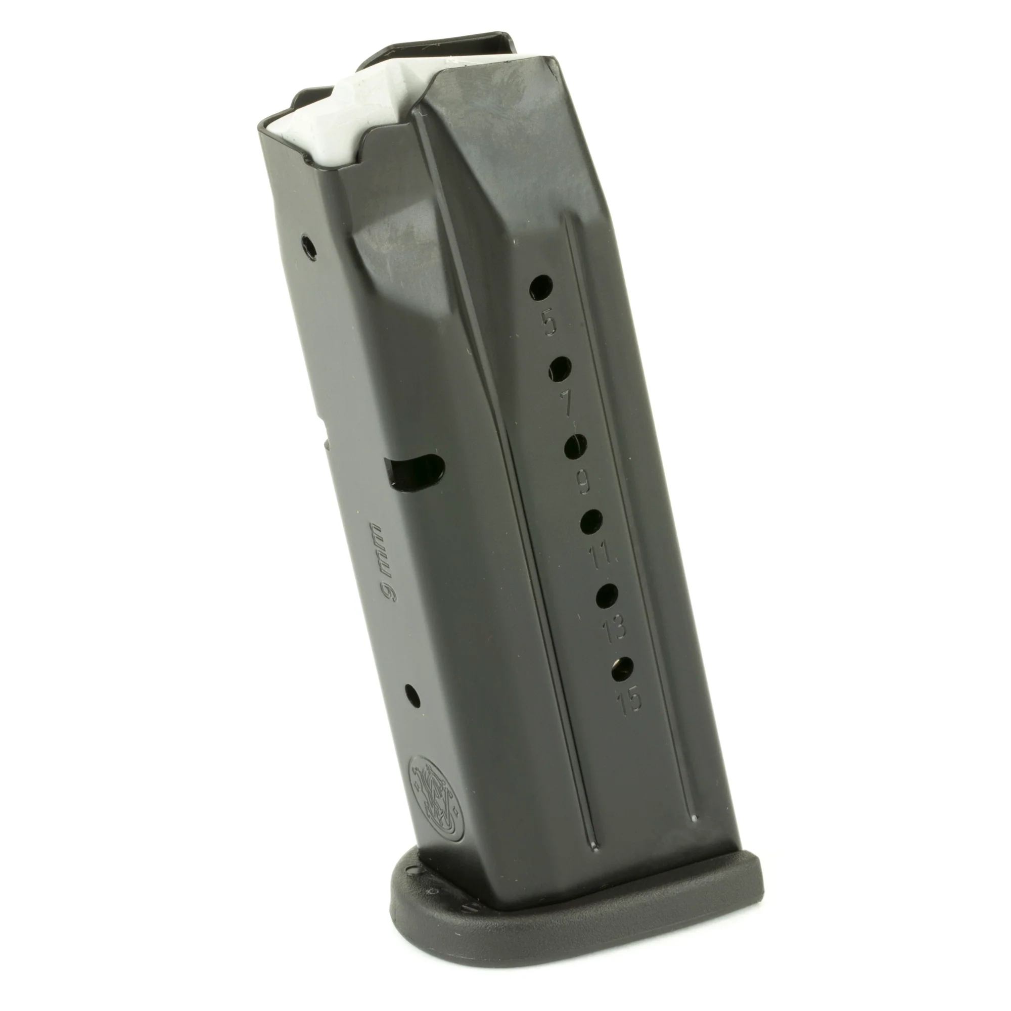 Smith & Wesson M&P M2.0 Compact 9mm 15-Round Steel Magazine, Polymer Base Plate 3008590