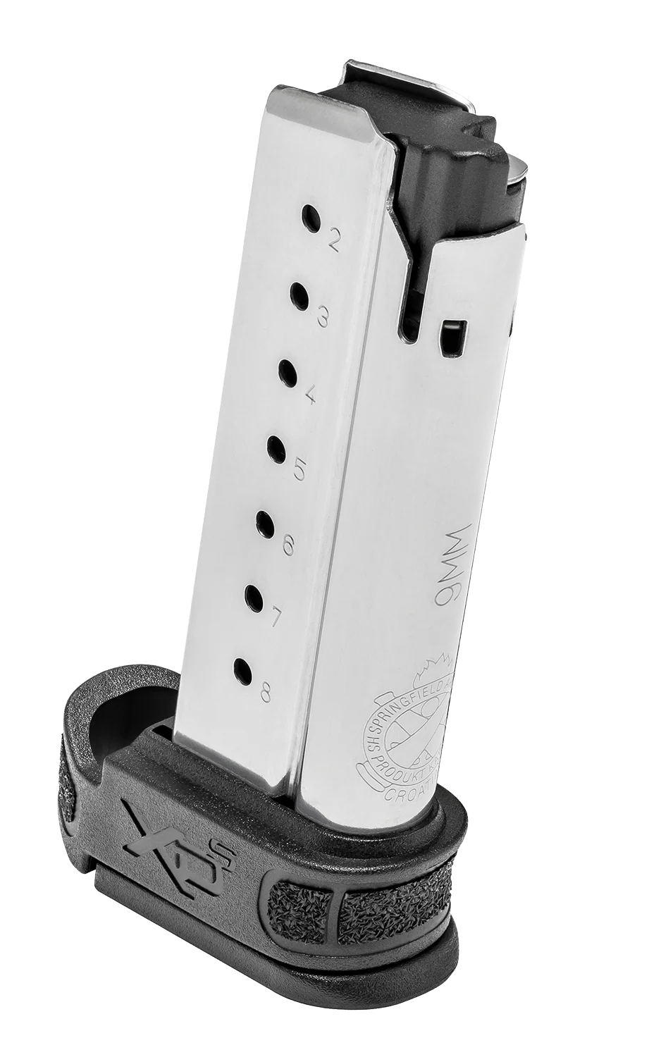 Springfield Armory XD-S Mod.2 8-Round 9mm Luger Extended Magazine w/ Sleeve XDSG0908