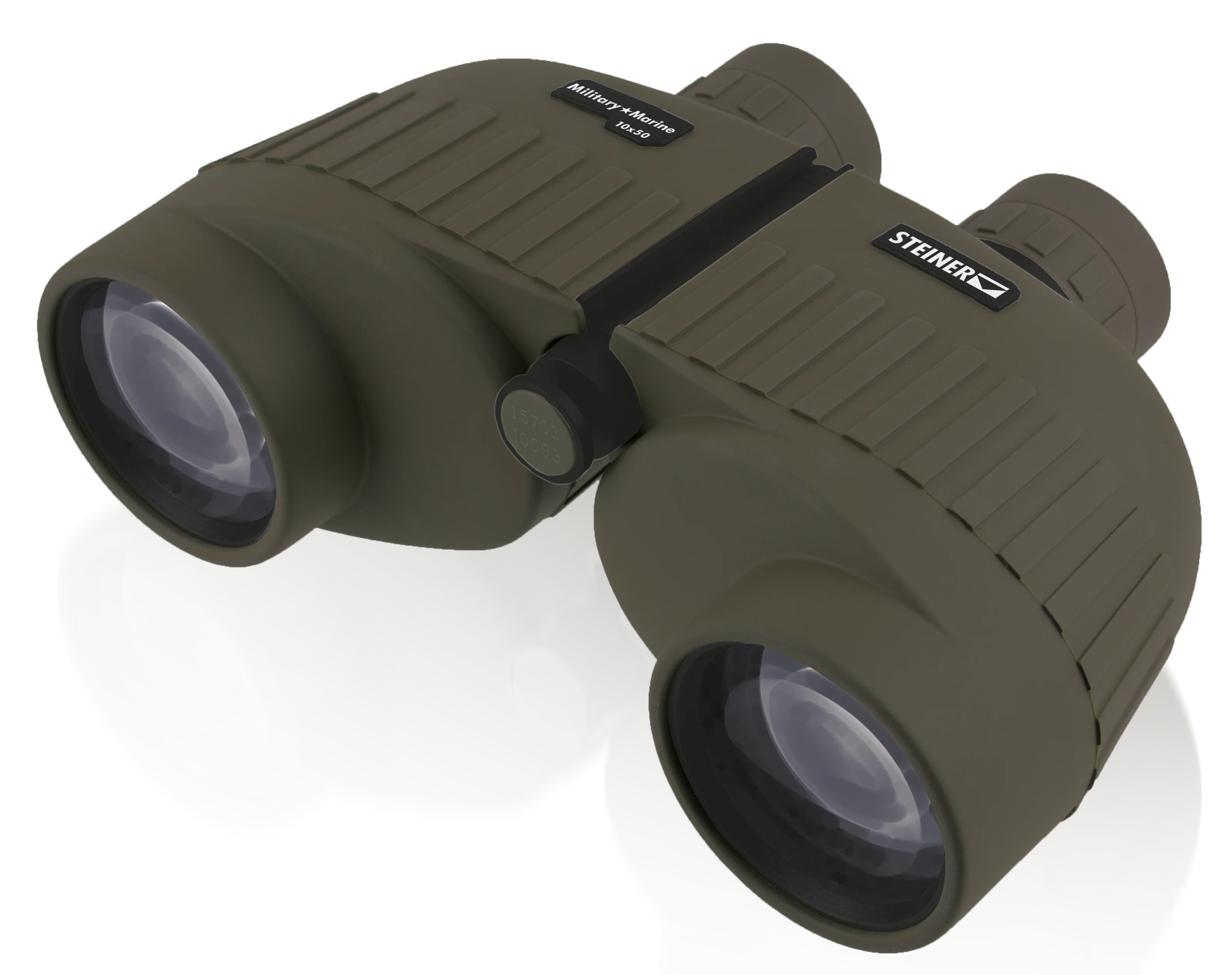 Steiner Military-Marine 10x50 Porro Binoculars, Sports Auto Focus, Makrolon Rubber Armor 2035