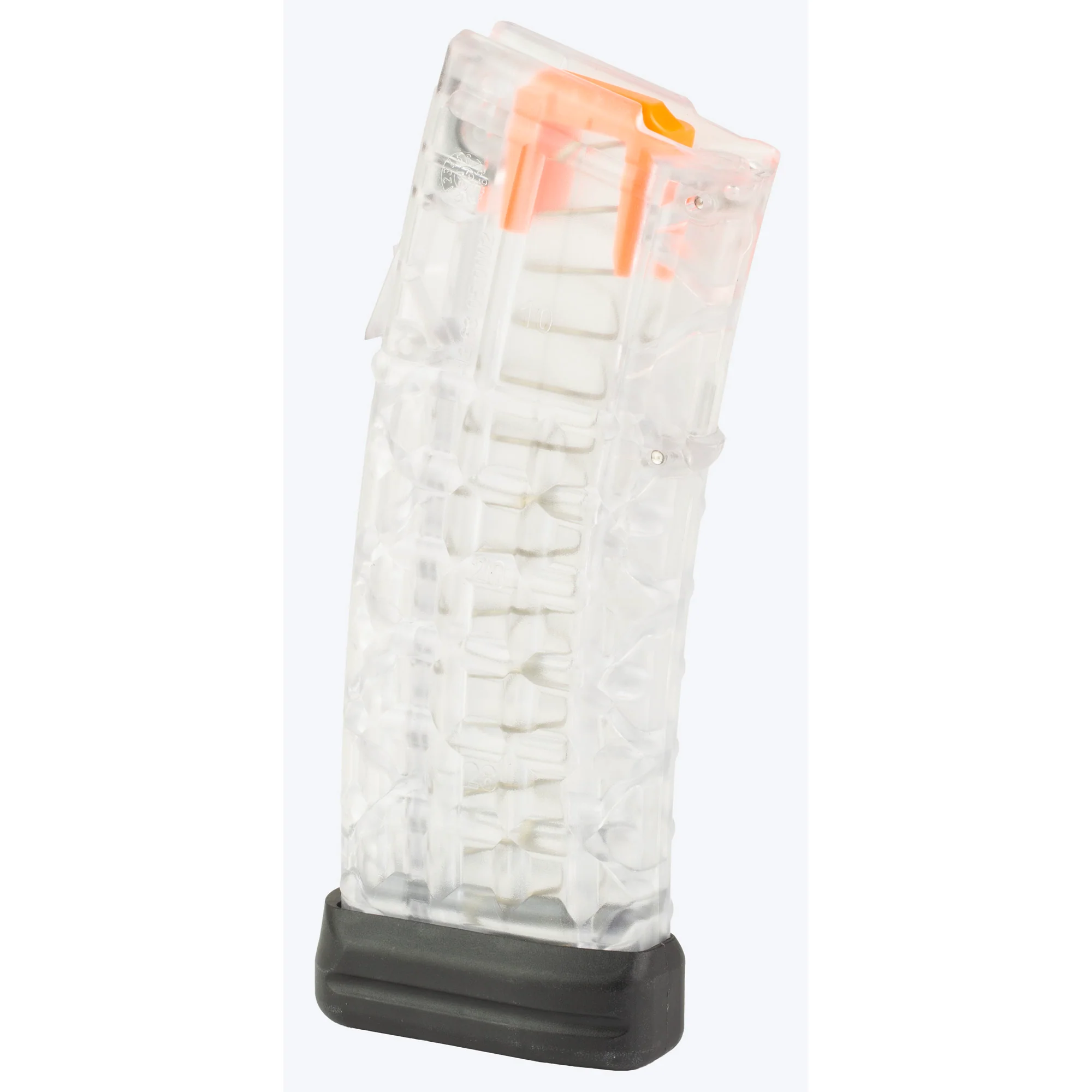 Steyr Arms AUG 9x19mm 28-Round Clear Magazine w/ Orange Follower (Police Training) 1263050510 - Image 2