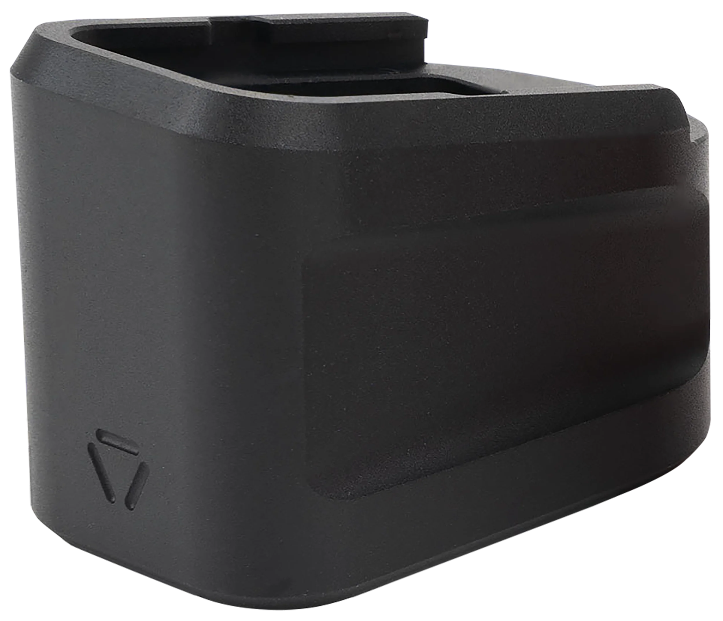 Strike Glock 19 Extended Magazine Plate +5 9mm Capacity, 6061-T6 Aluminum Base Pad, EMPALG19BK
