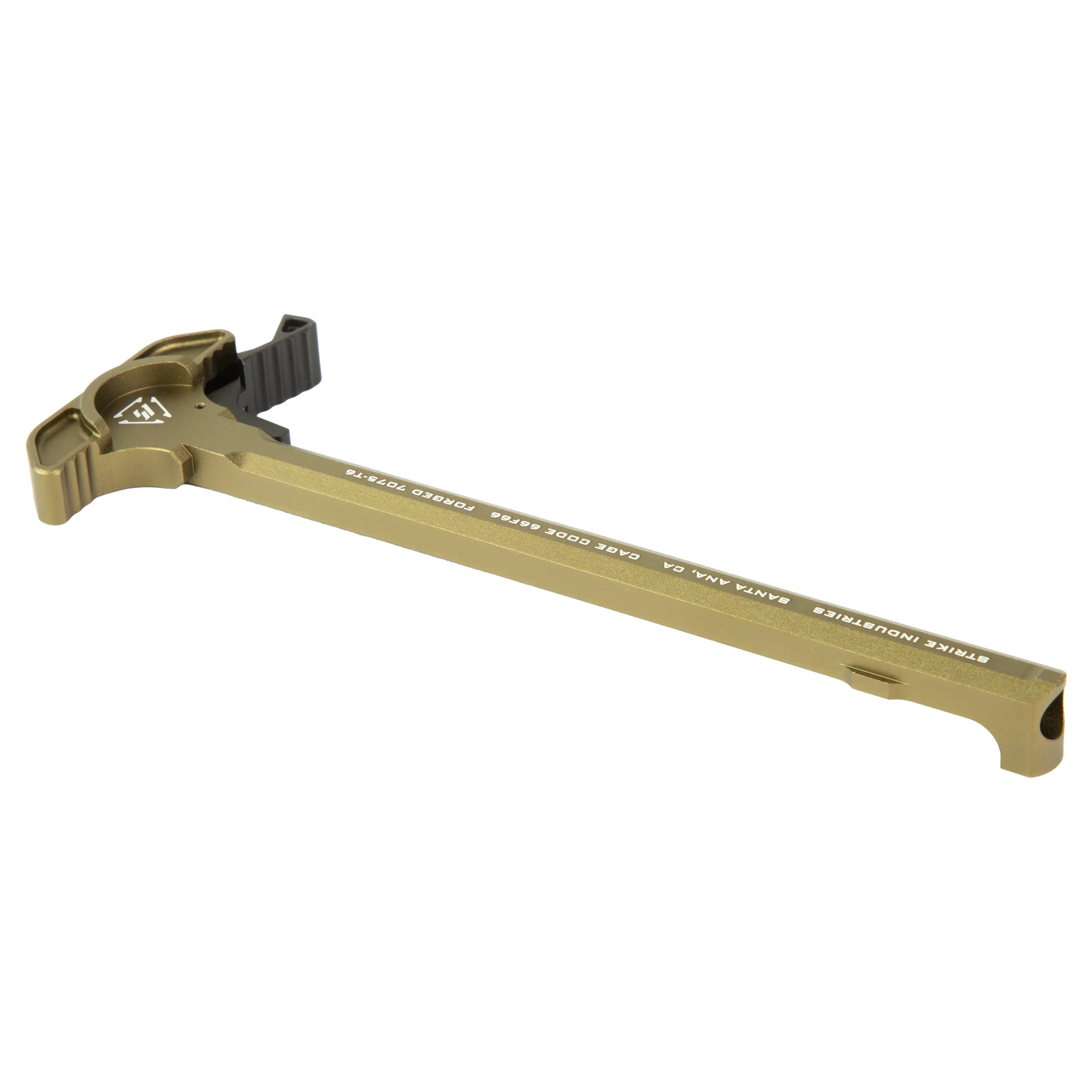 Strike Industries ARCH-EL AR-15 Charging Handle w/ Extended Aluminum Latch, 7075-T6 FDE SI-ARCH-EL-FDE