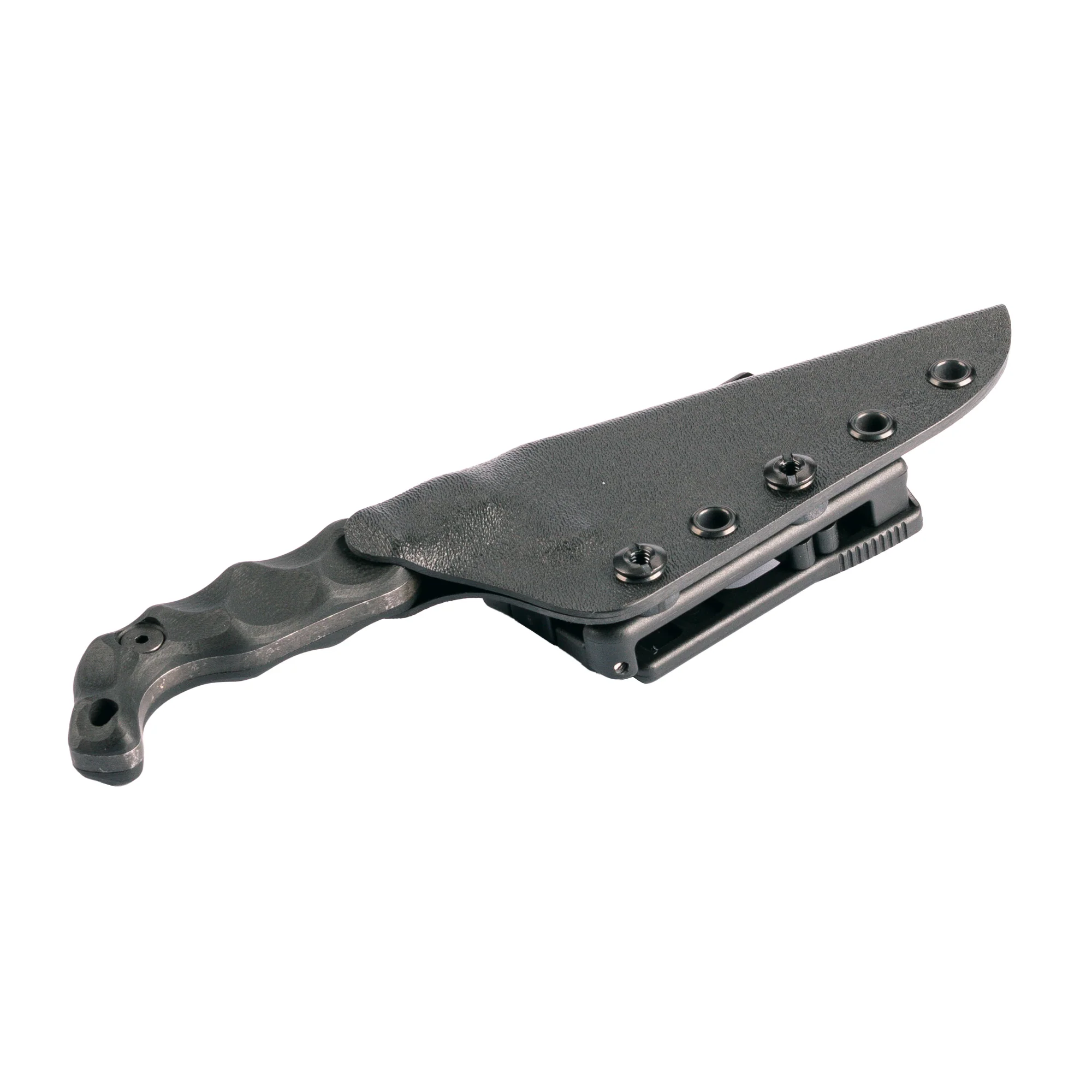 Stroup Knives Bravo 5 Fixed Blade Knife, 1095 High Carbon, 3.5 in, Acid Etched, B5-B-G10 - Image 3