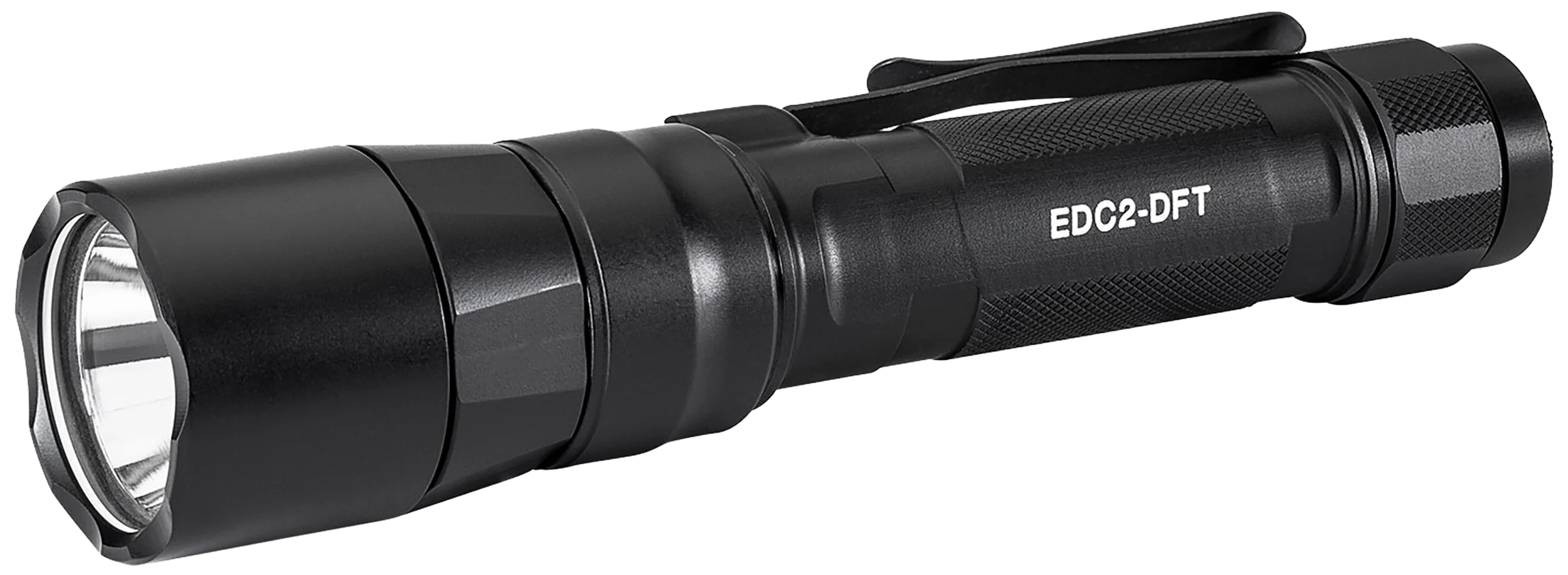 SureFire Dual-Fuel Turbo Everyday Carry Flashlight, 700/25 lm, 100,000 candela, black – EDC2-DFT-BK