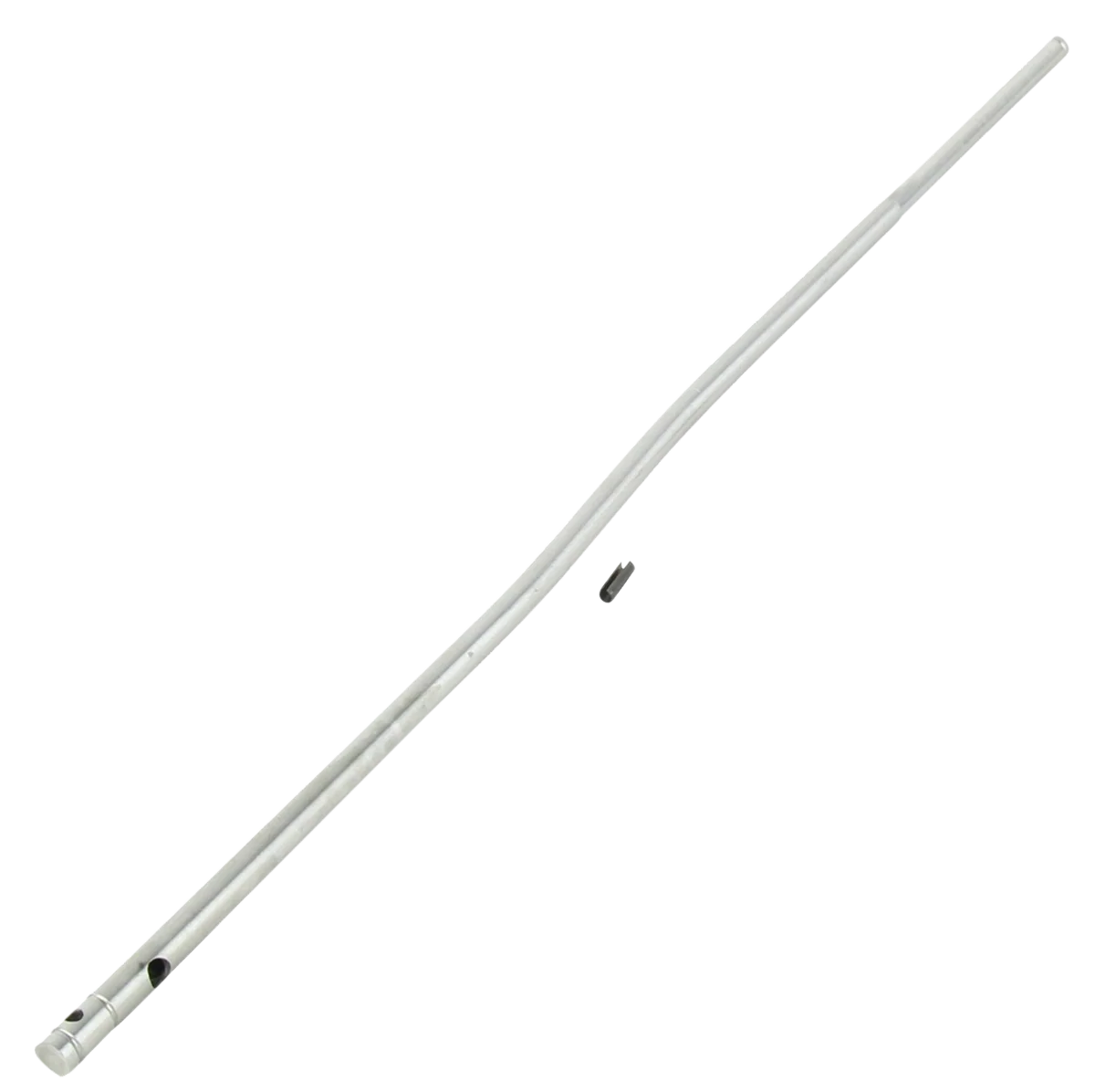 TacFire AR-15/M16 Carbine-Length Stainless Steel Gas Tube with Pin, Silver Finish MAR008