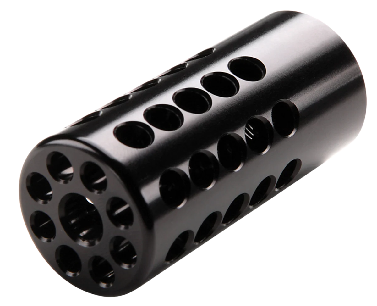 Tactical Solutions X-Ring 10/22 Compensator, 1/2x28 Threads, .920in OD, Gloss Black 1022CMPBLK