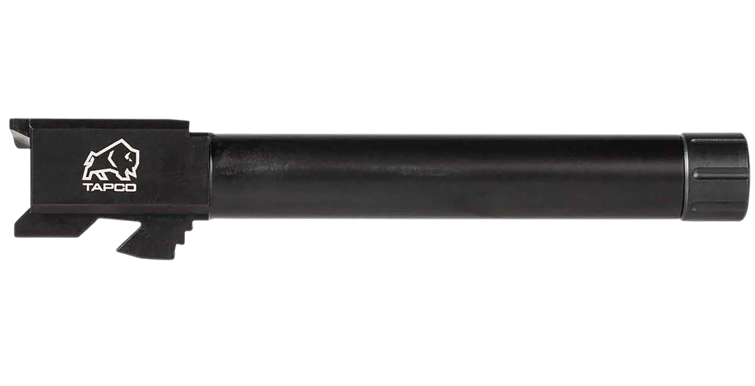 Tapco Glock 22 Gen3/4 9mm Threaded Conversion Barrel, Black Nitride w/ Thread Protector TAP22018