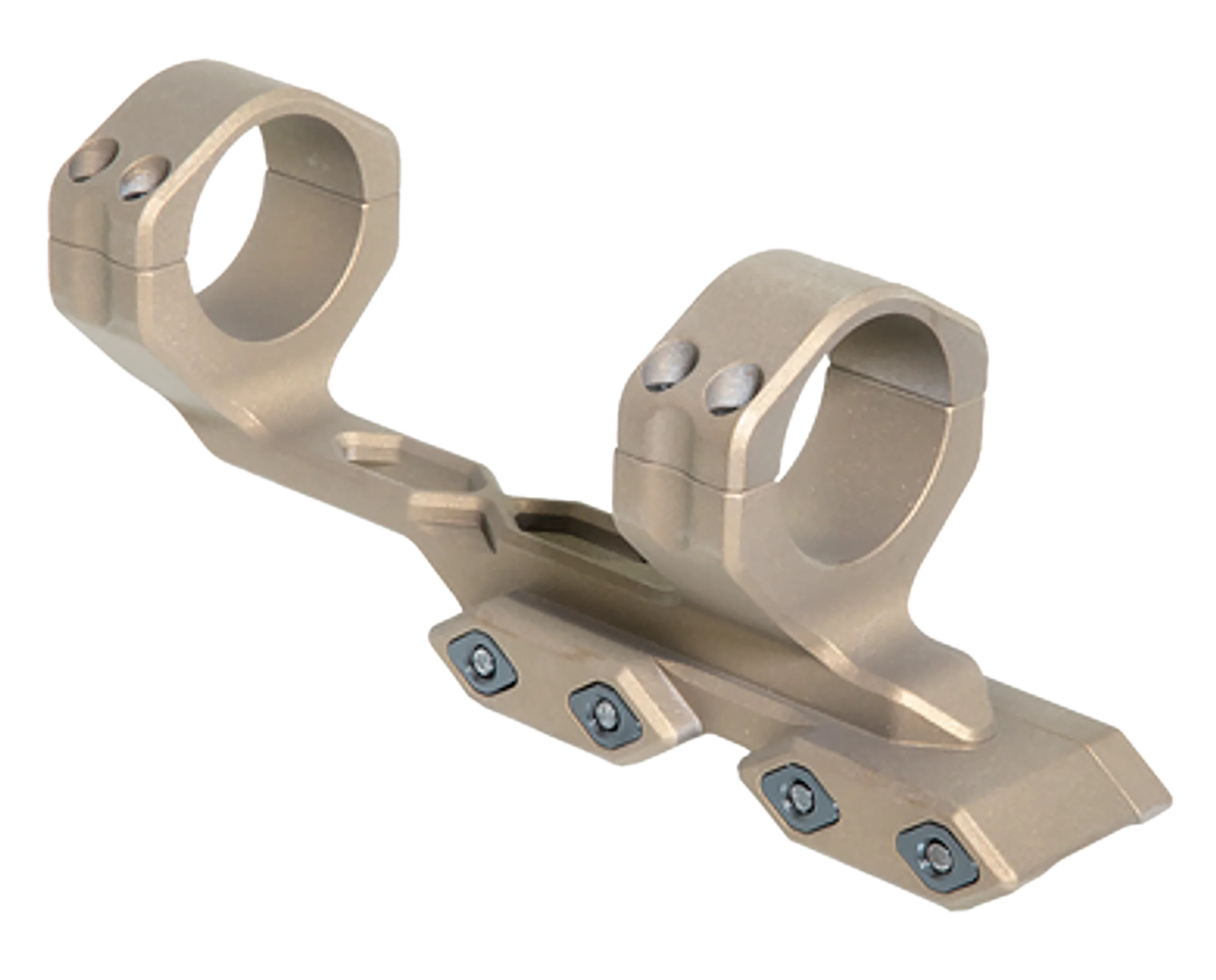 TIMBER CREEK OUTDOOR INC Enforcer Cantilever Scope Mount, 1-inch Tube, Burnt Bronze, Picatinny, E1CSM1BB