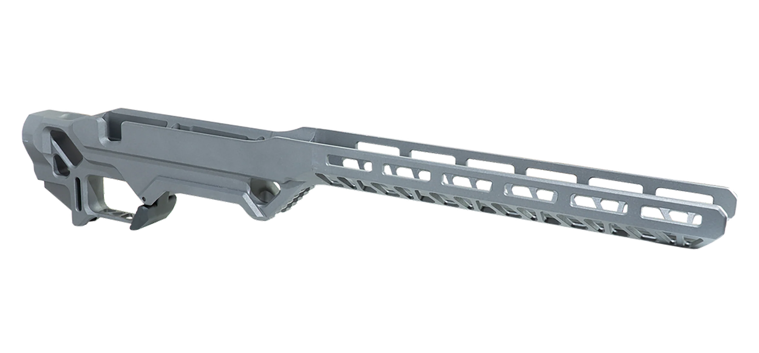 TIMBER CREEK OUTDOOR INC Enforcer Rifle Chassis Tungsten Aluminum Remington 700 SA Right ERCR7SAT