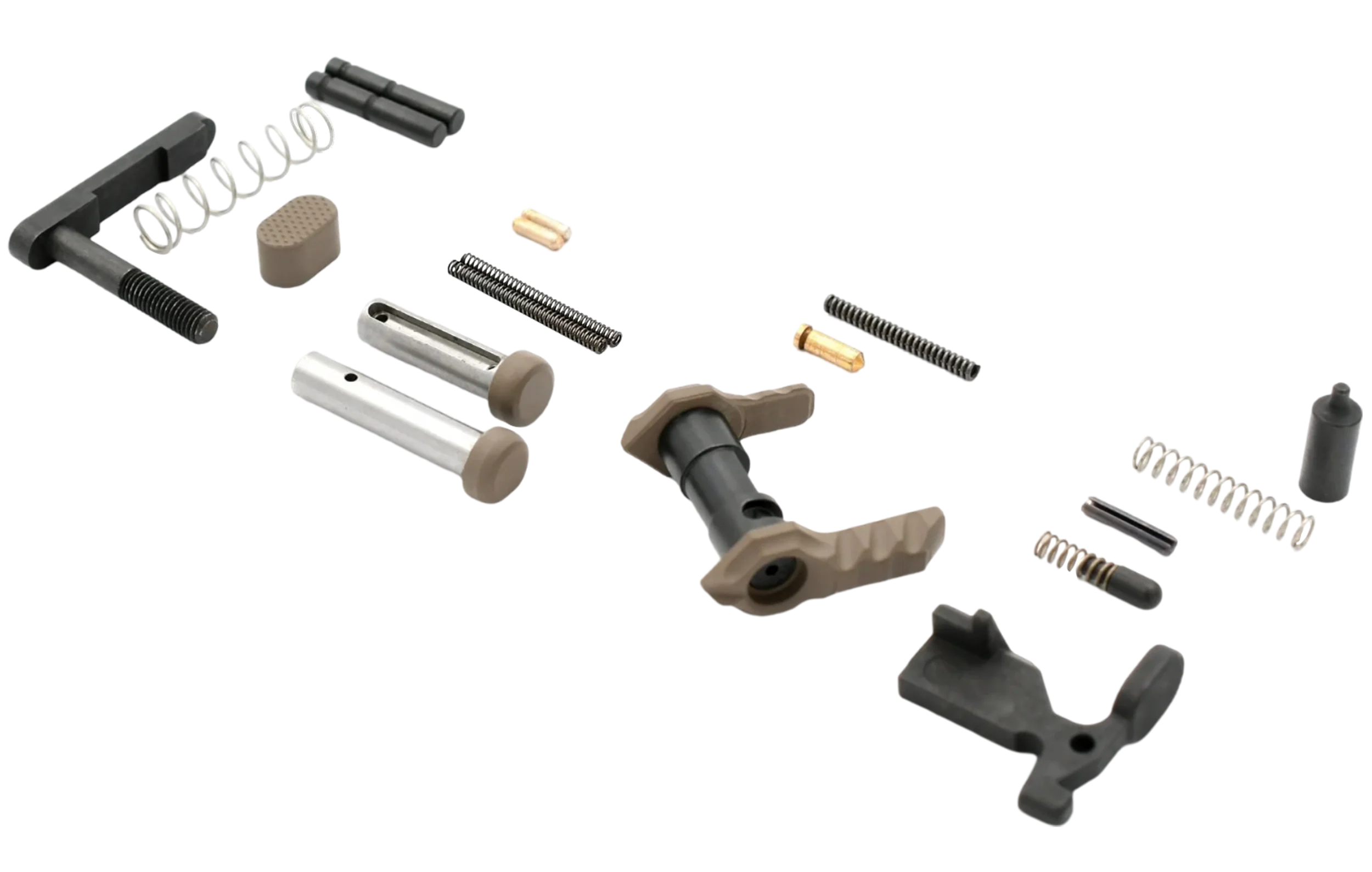 TIMBER CREEK OUTDOOR INC Greyman AR Platform Lower Parts Kit, Desert Finish GLPKD