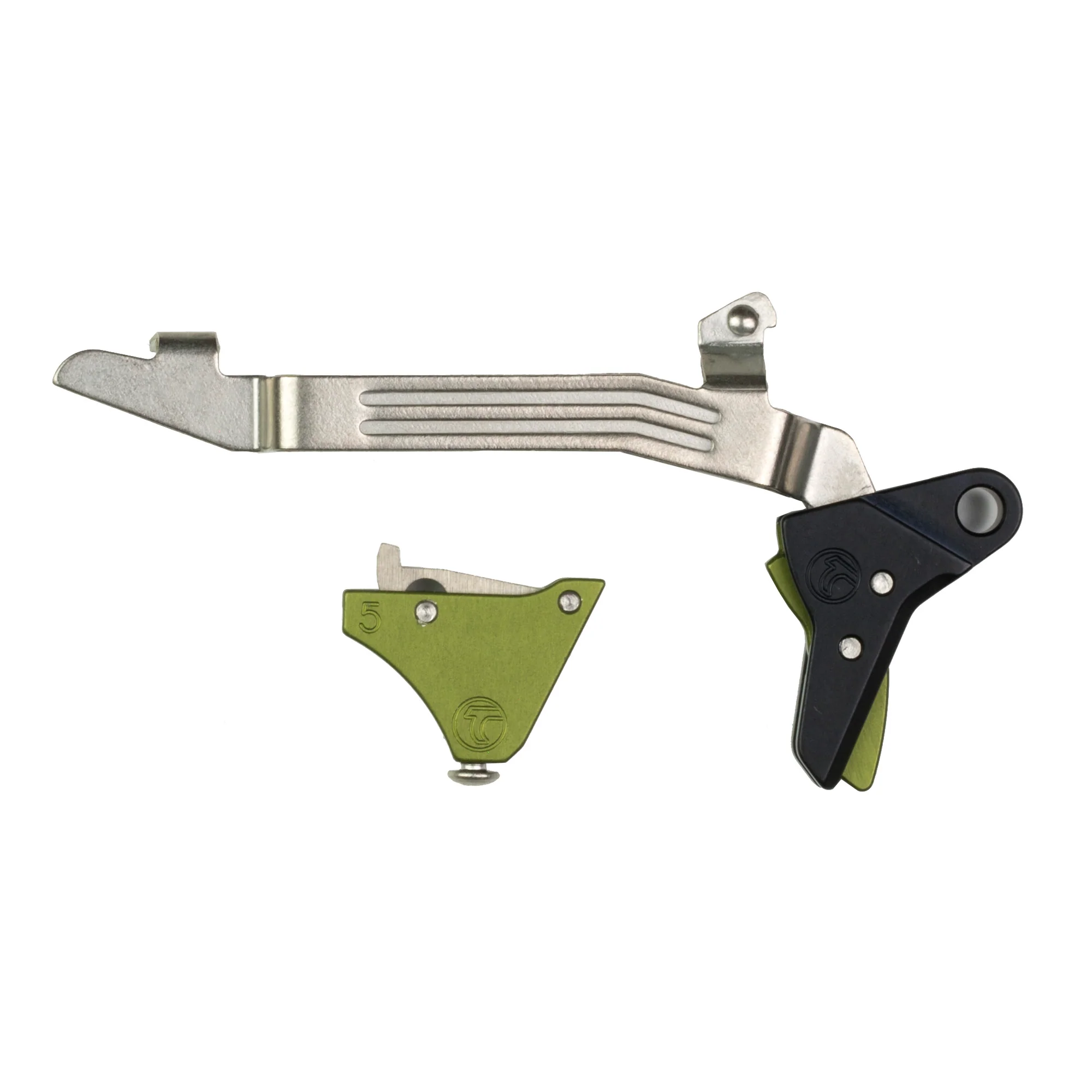 Timney Triggers Alpha Competition Trigger for Glock Gen 5, 3 lb Pull, Green Safety Blade ALPHA GLOCK 5 - GREEN
