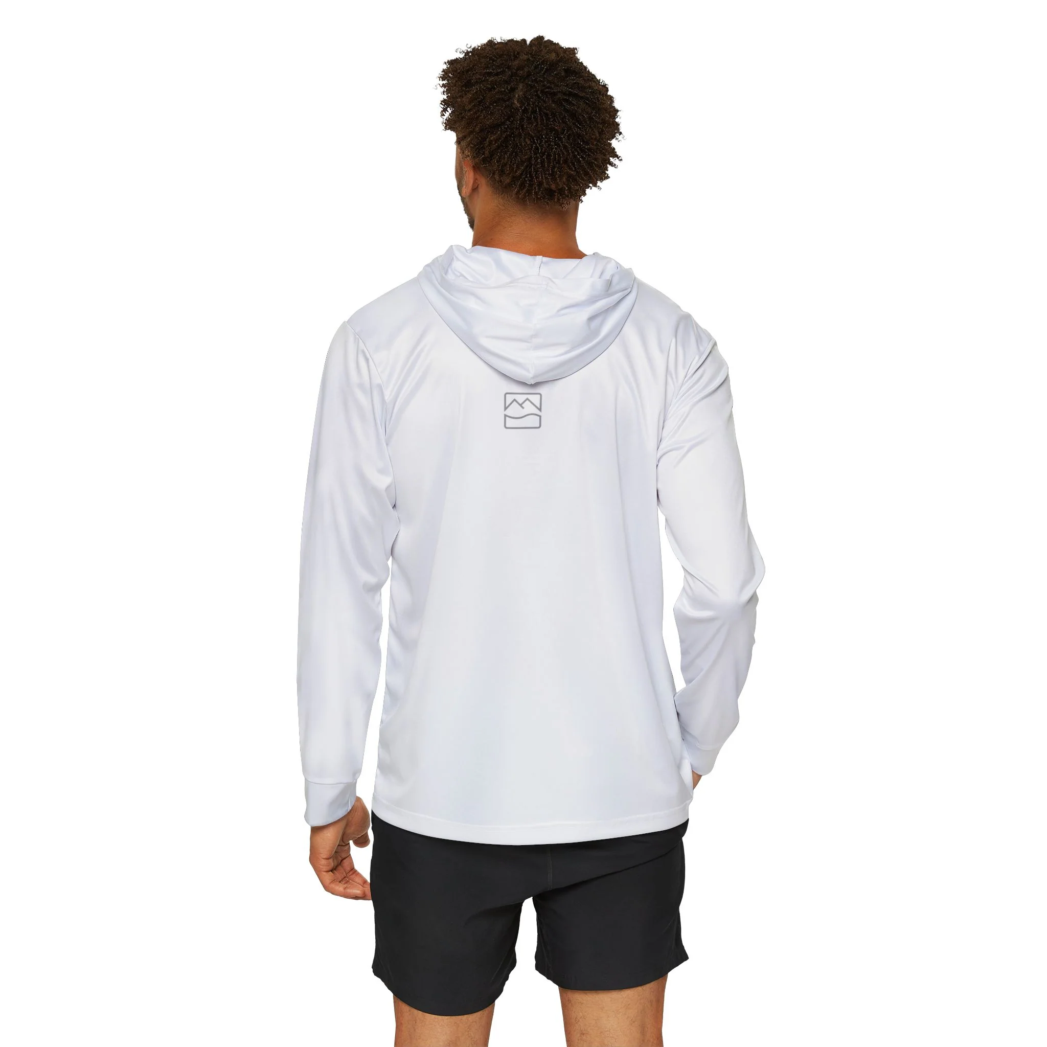 TLO Men's Sports Warmup Hoodie - Gray on White - Image 5