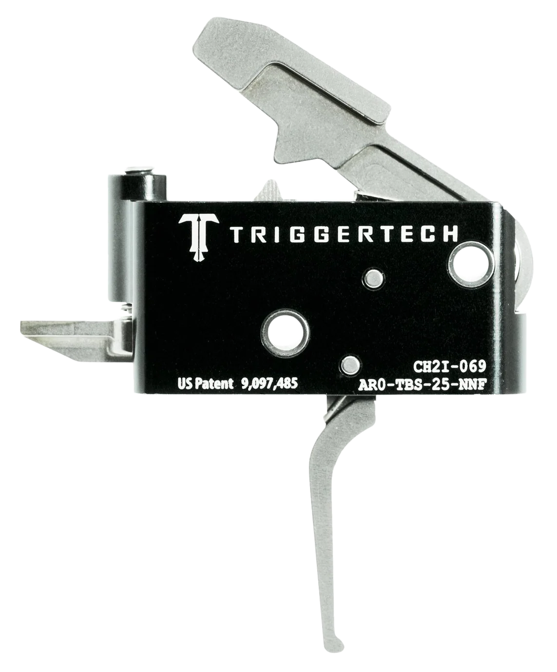 TriggerTech Adaptable Primary AR-15 Drop-In Two-Stage Flat Trigger, Adjustable 2.5–5 lb AR0TBS25NNF