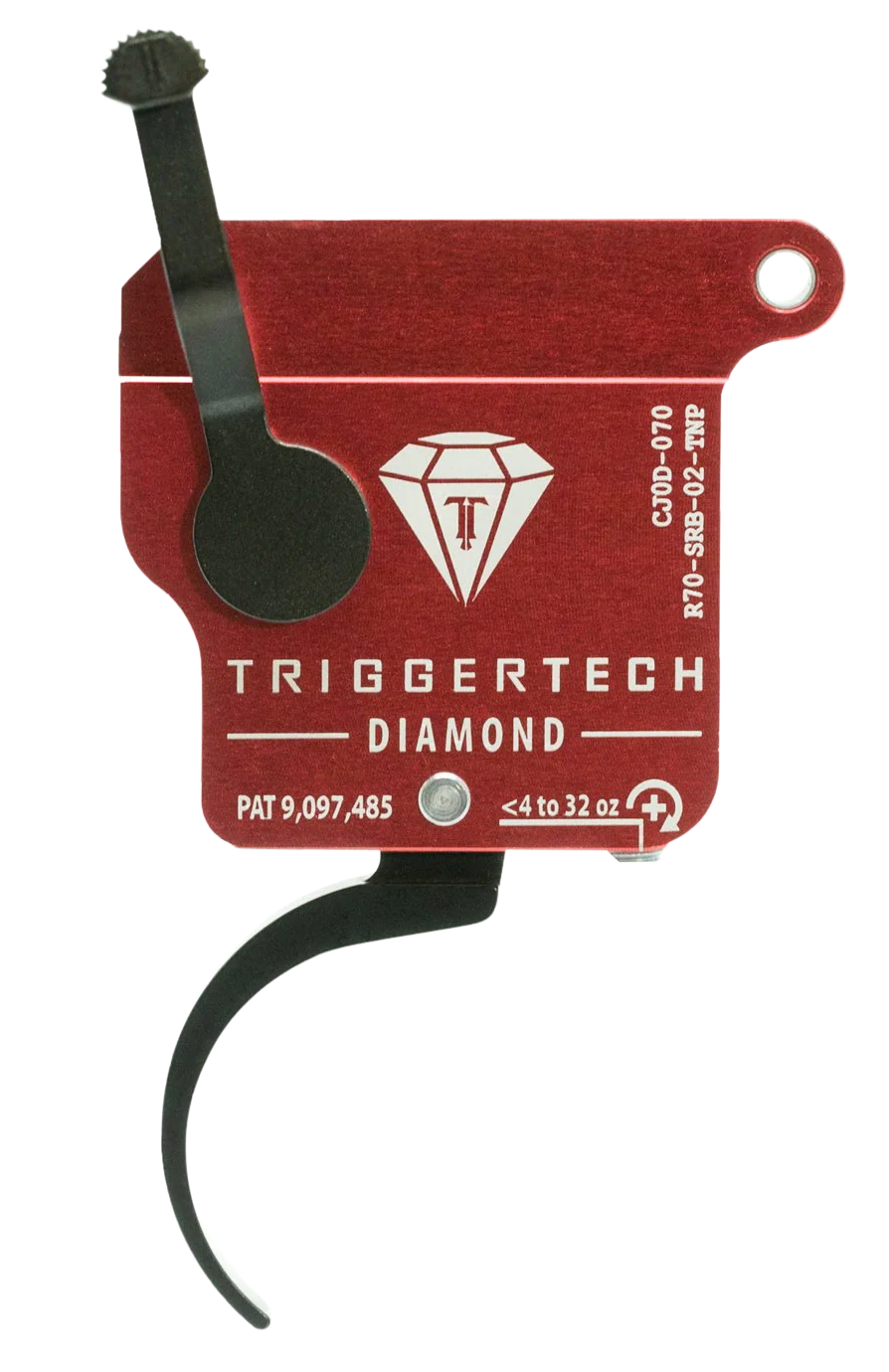 TRIGGERTECH Diamond Remington 700 Clone Trigger, Pro Curved Single-Stage 0.30–2 lb R70SRB02TNP