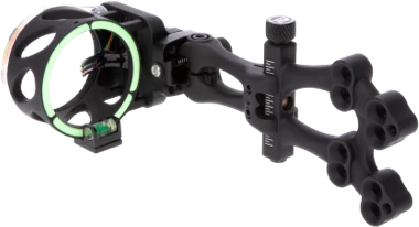Truglo Veros 3-Pin Bow Sight, Ambidextrous, Decreasing Diameter Pins, PRO-BRITE Fiber Optic, TG5103B