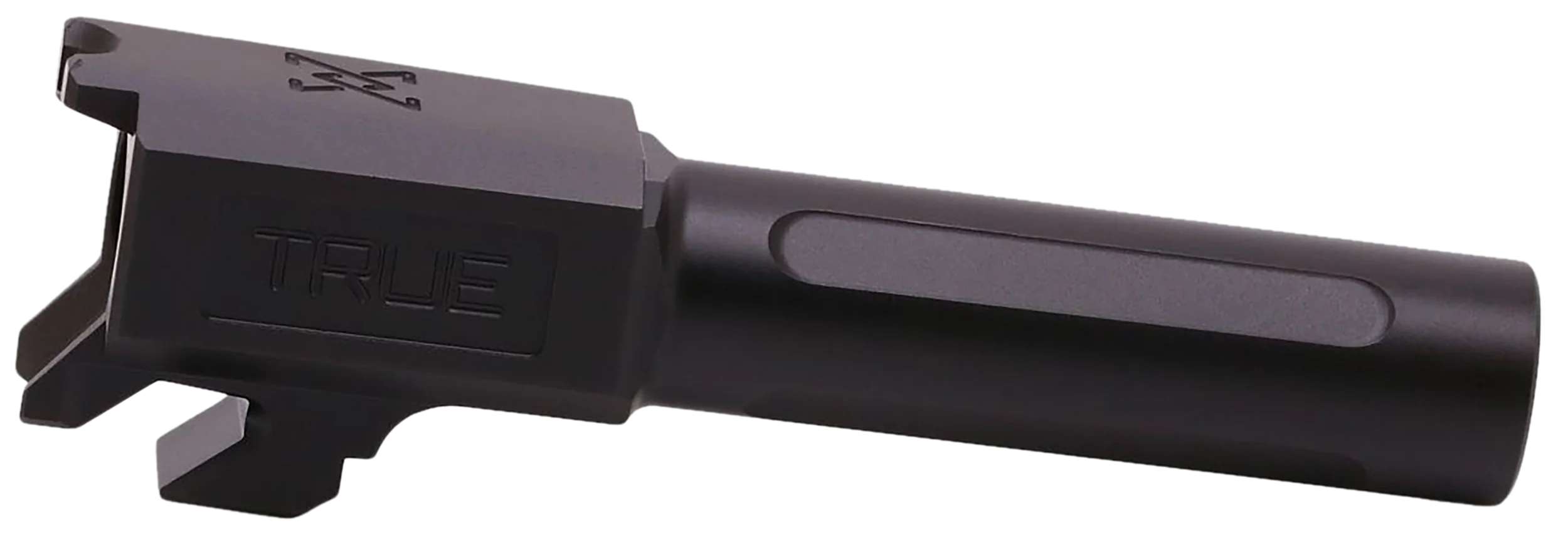 True Precision Springfield Hellcat Drop-In Barrel 9mm Luger 3.10in Fluted Black Nitride TPSHCBXBL