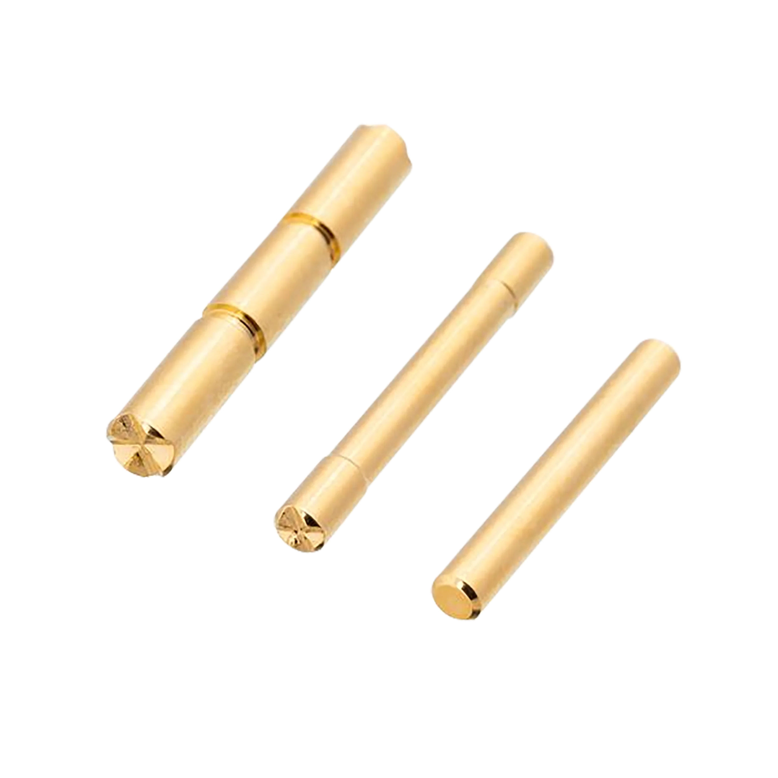 Tyrant CNC Diamond Cut Enhanced Takedown Pin Set for Glock Gen 3-5 Gold TDGLPINDIA3GOLD