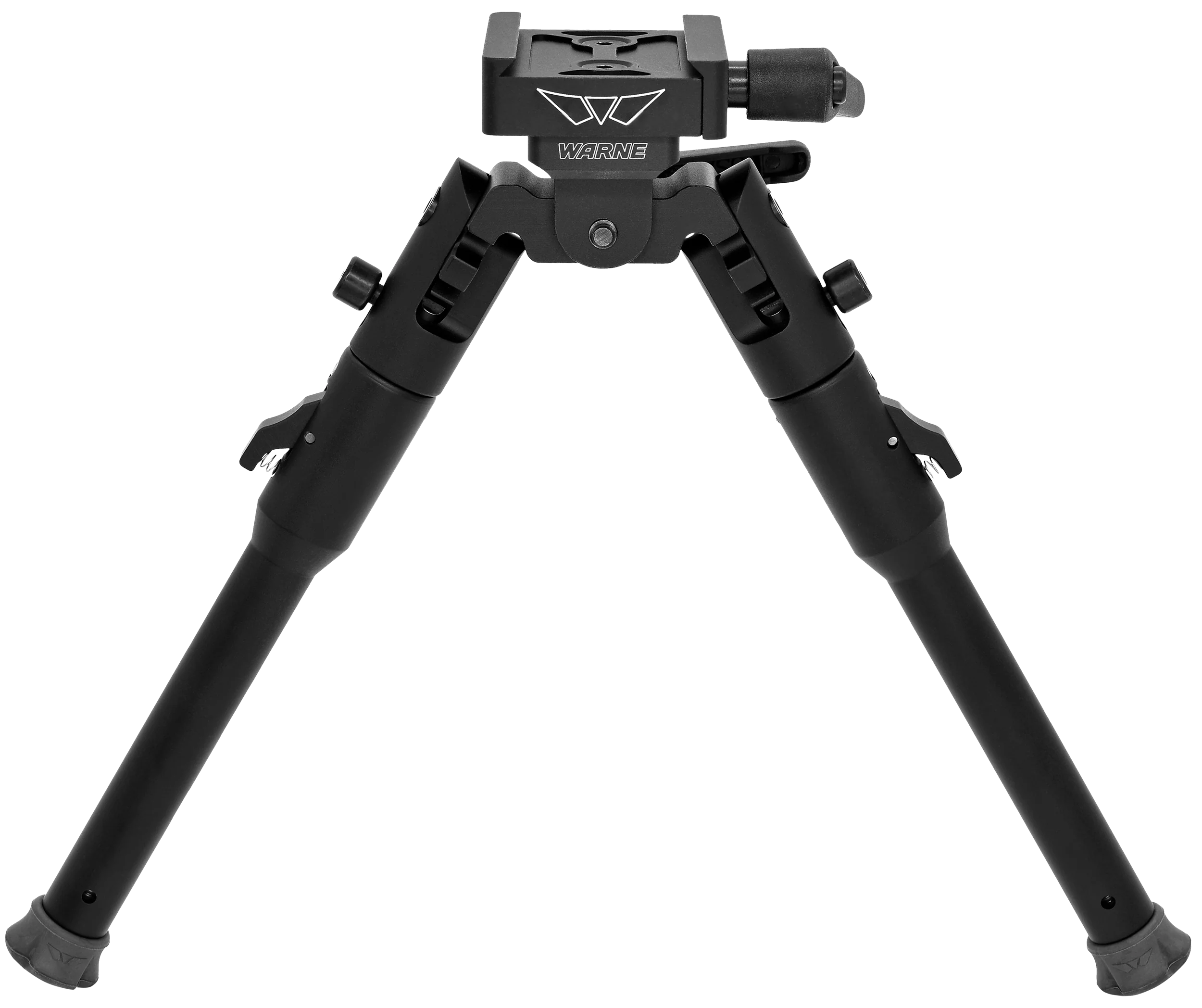 Warne Skyline Lite Bipod with ARCA Mount, 6.5–11.15 in Height, Matte Black 7075 Aluminum 7912M