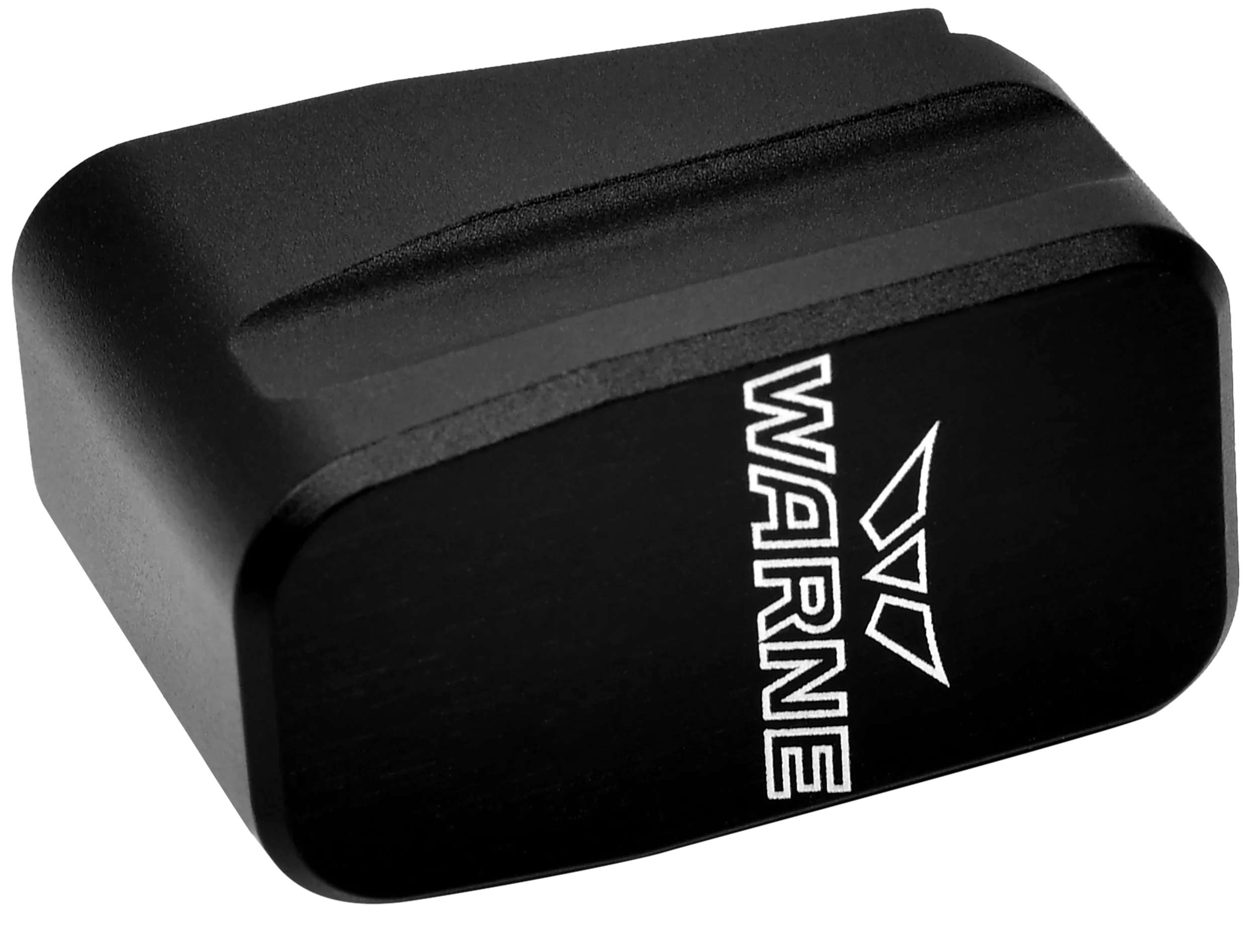 Warne Glock 43 Magazine Extension +2 Rounds, 6061-T6 Aluminum Hardcoat Anodized Black MEG432BLK