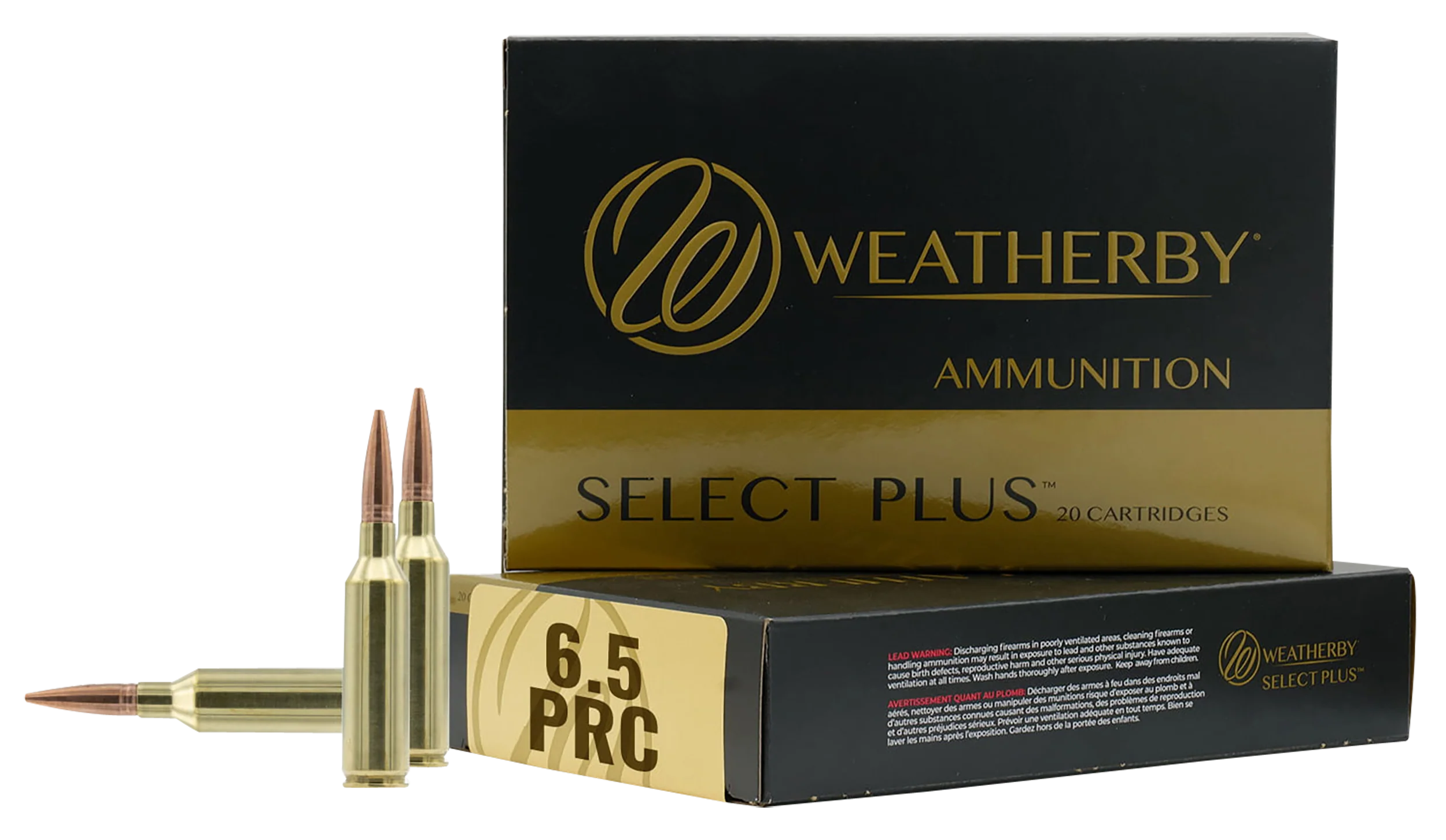 Weatherby Select Plus 6.5 PRC 130gr Swift Scirocco Bonded Polymer Tip Ammo, F65PRC130SCO