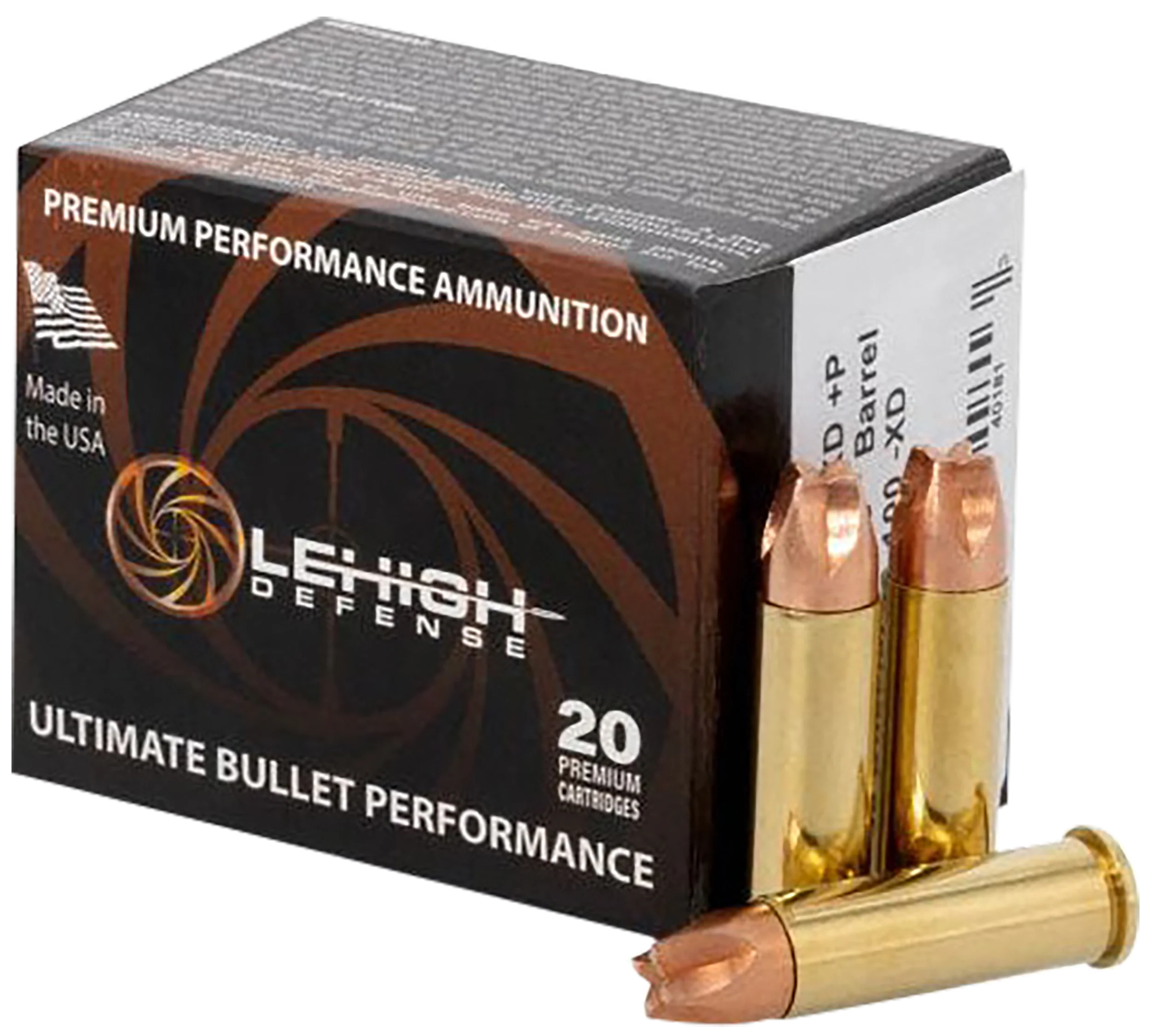 Wilson Combat Lehigh Defense .38 Special +P 100gr XD Defensive Ammo 20-Round Box LA38SP100XD