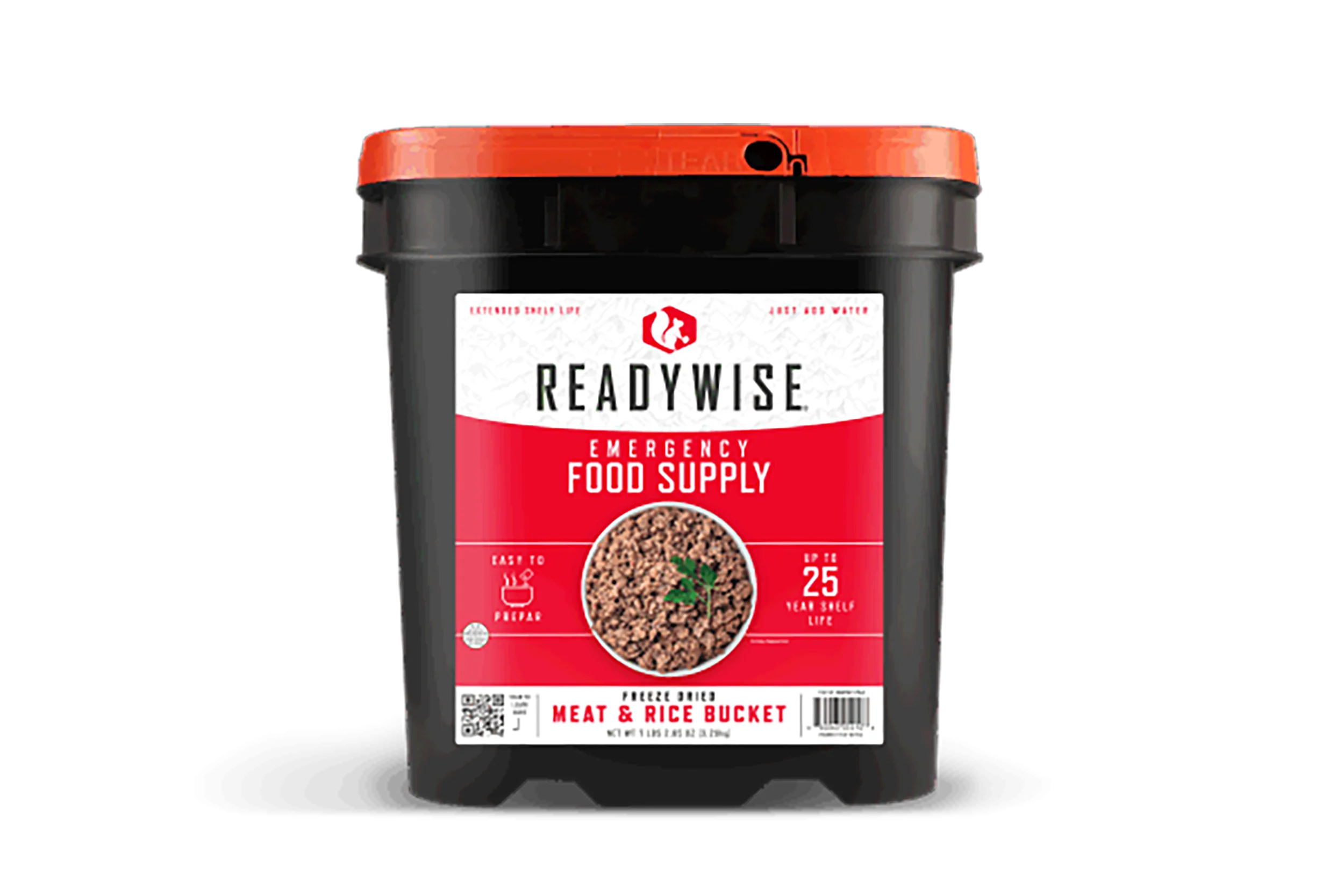 Wise Foods Meat & Rice Bucket Freeze-Dried Emergency Food Supply, 88 Servings, RW07704