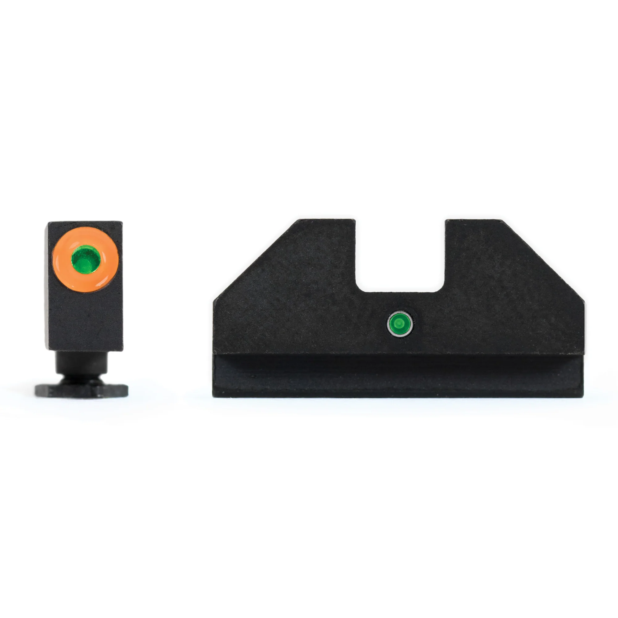 XS Sights F8 Night Sights for Glock 42/43, Tritium Green with Orange Front Ring, GL-F008P-5 - Image 2