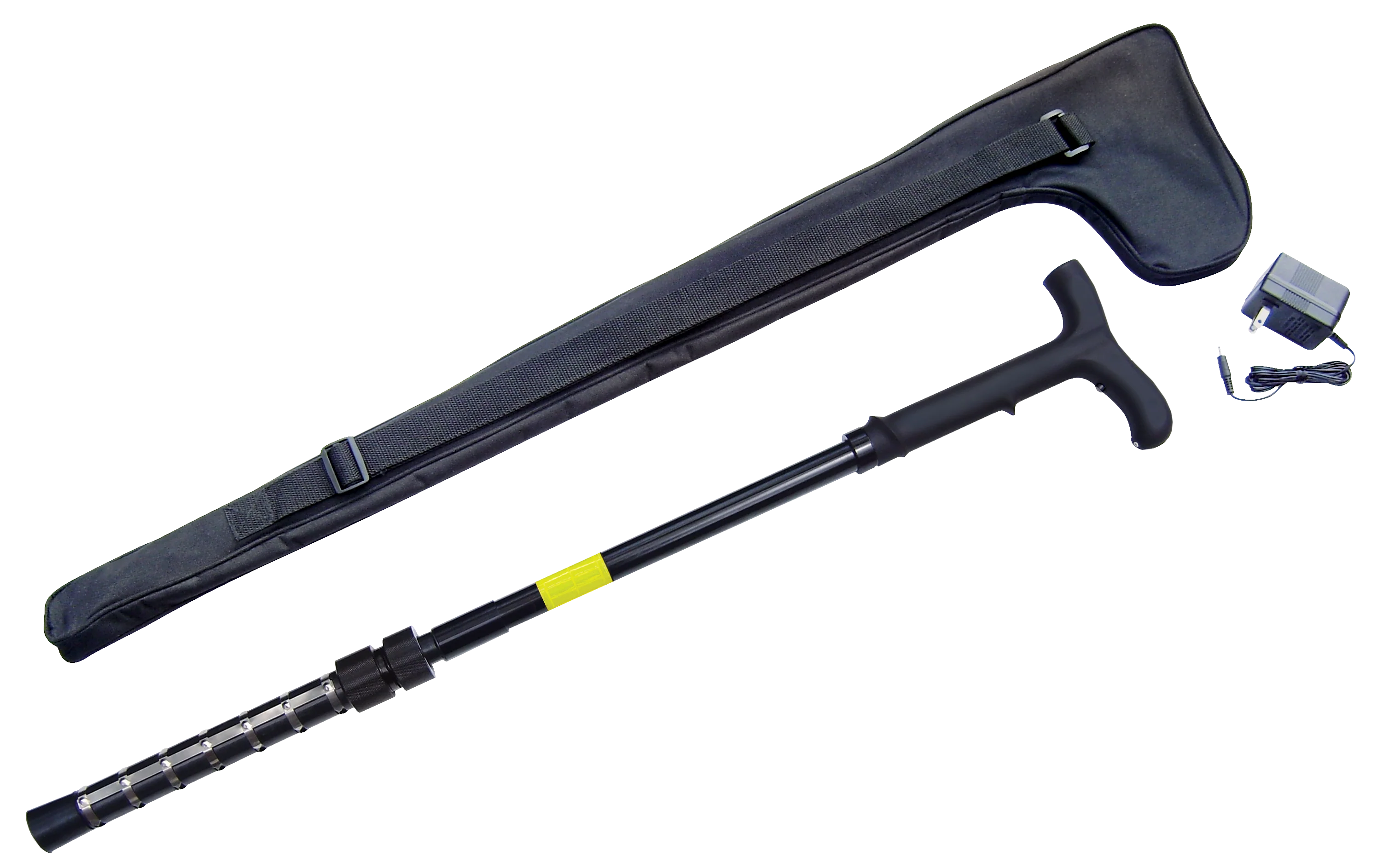 Zap ZapCane Stun Walking Cane with LED Flashlight, 1 Million Volts, Rechargeable — ZAPCANE